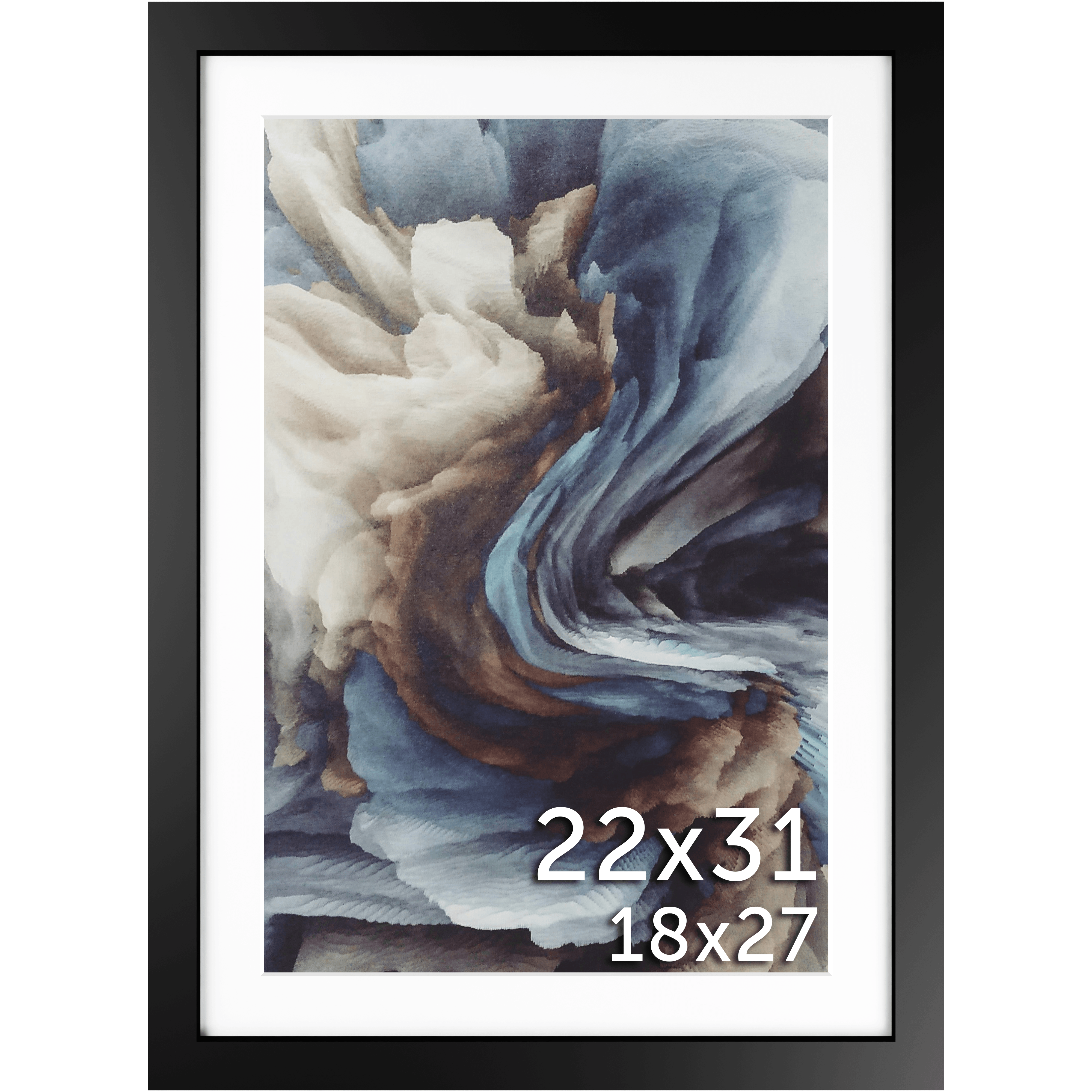 22x31 Matted Frame - Frame Amo