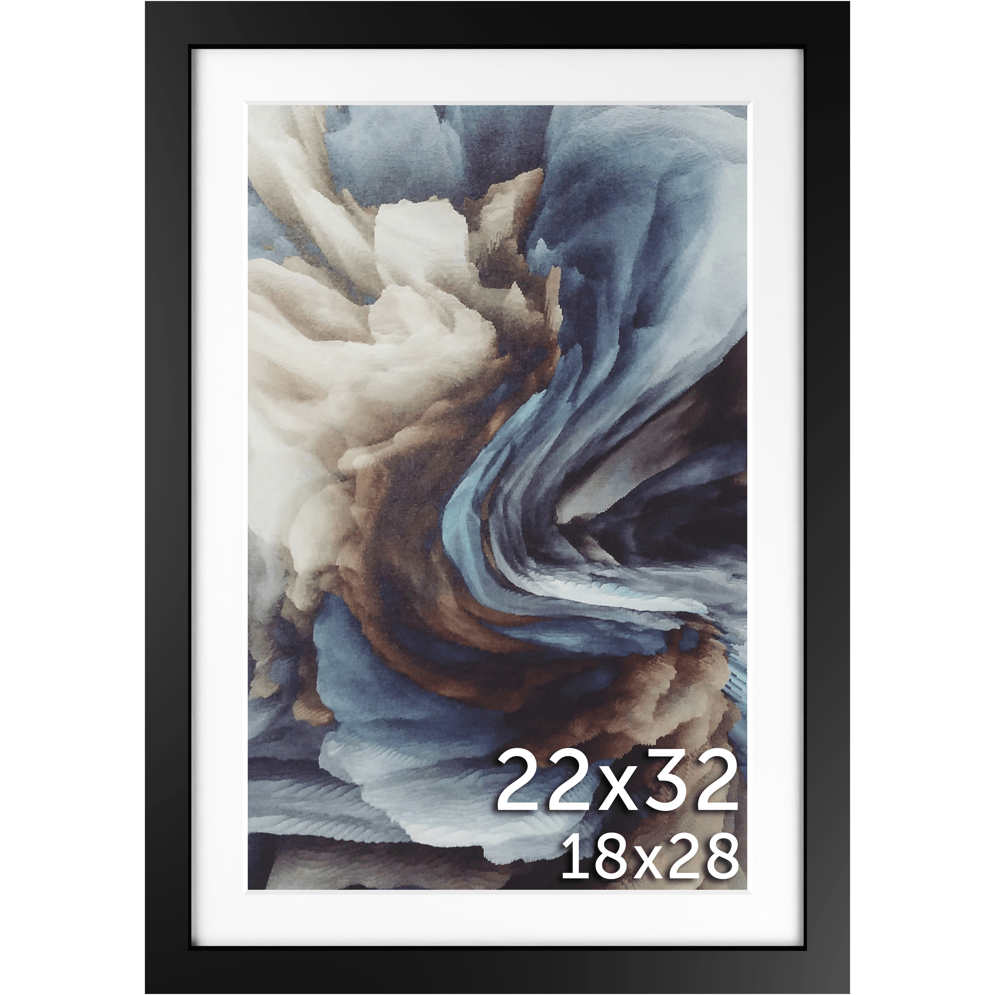 22x32 Matted Frame - Frame Amo