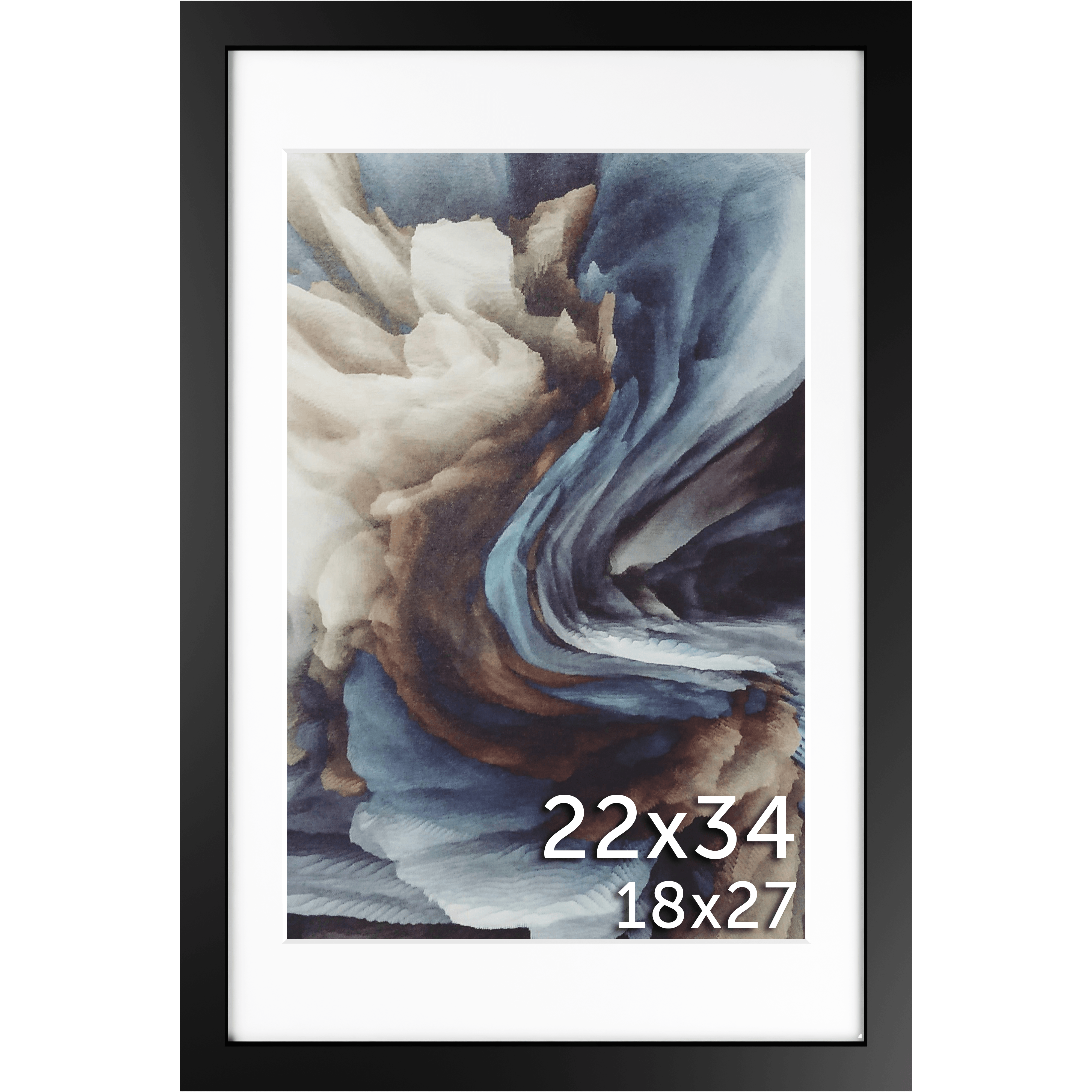 22x34 Matted Frame - Frame Amo