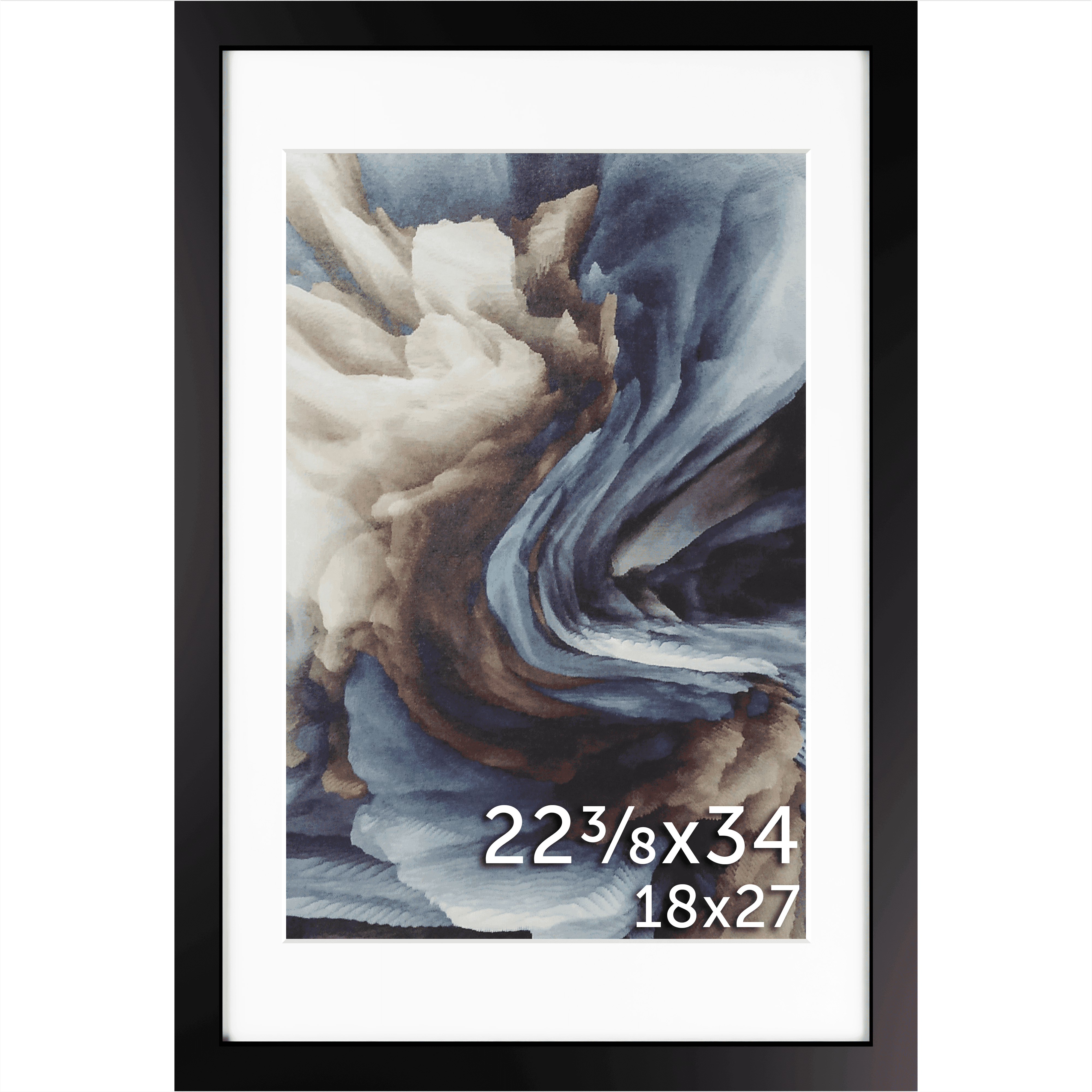 22.375x34 Matted Frame - Frame Amo