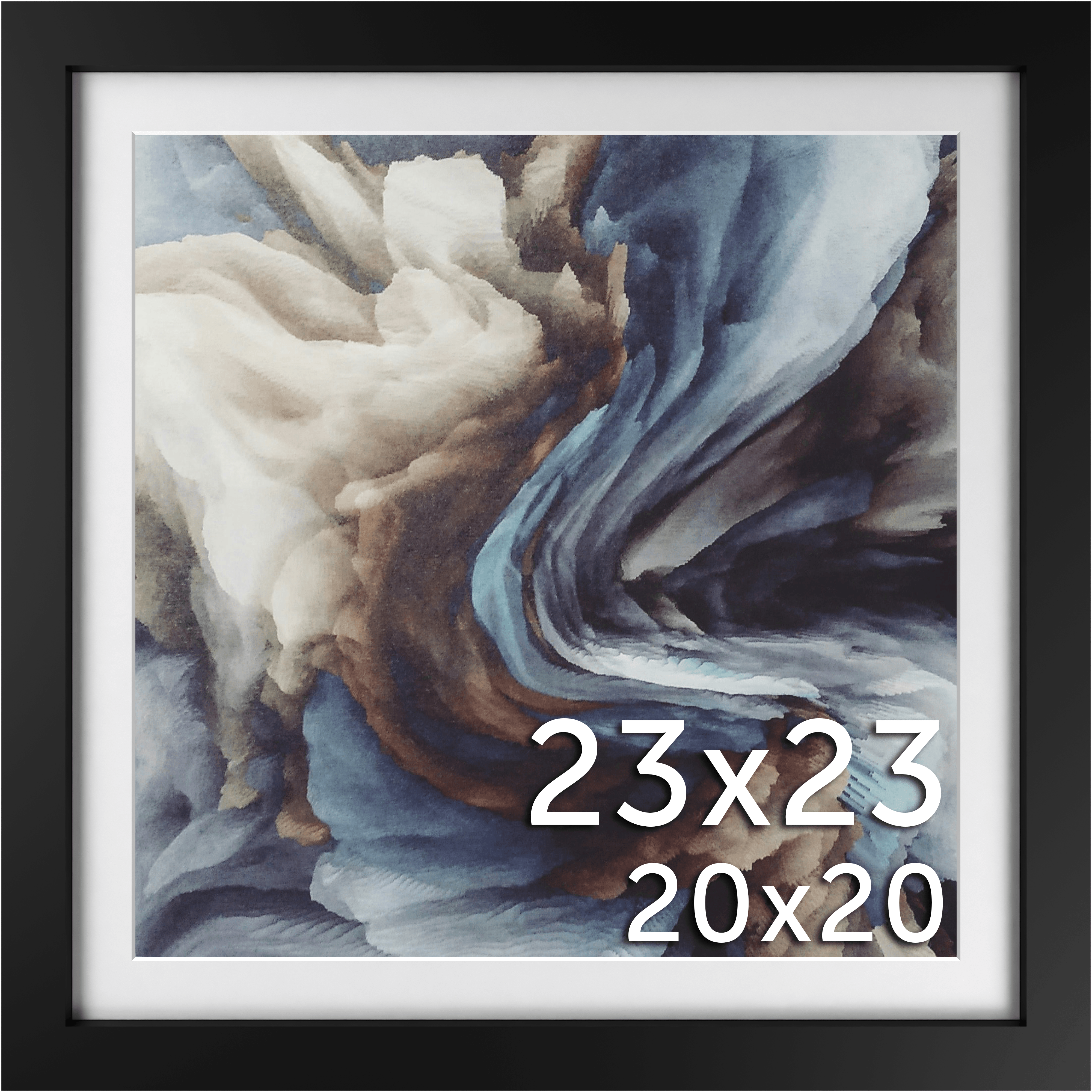 23x23 Matted Frame - Frame Amo