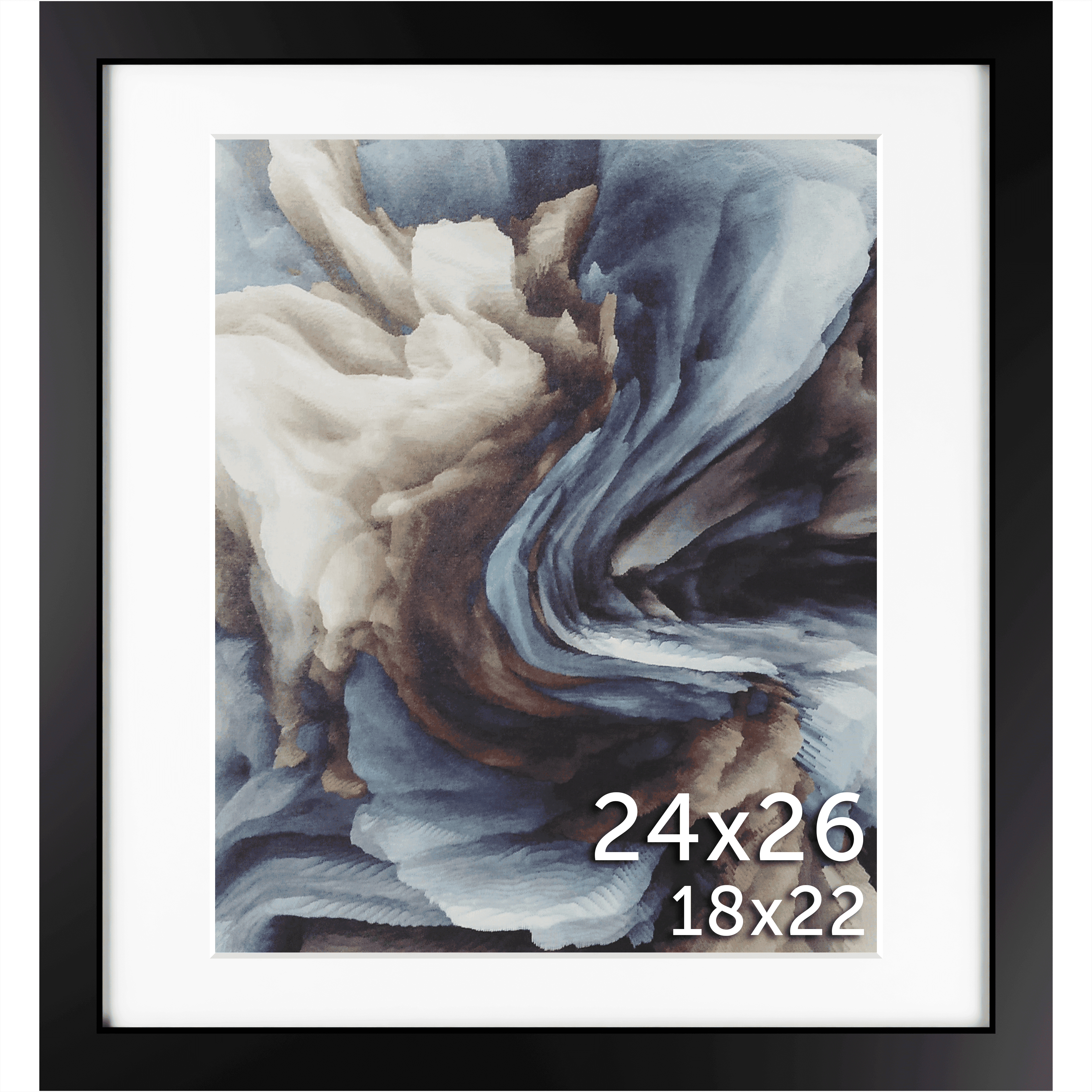 24x26 Matted Frame - Frame Amo