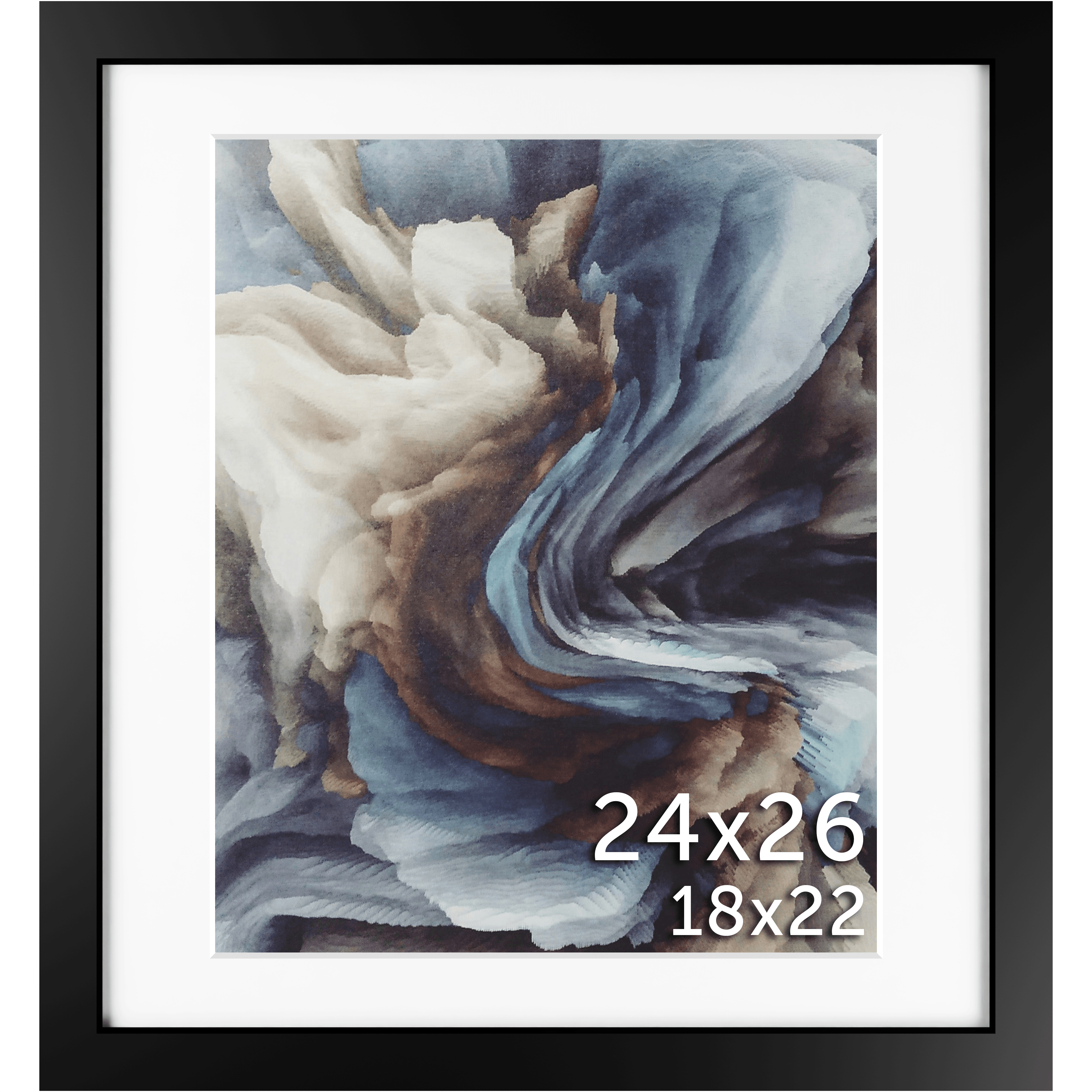 24x26 Matted Frame - Frame Amo