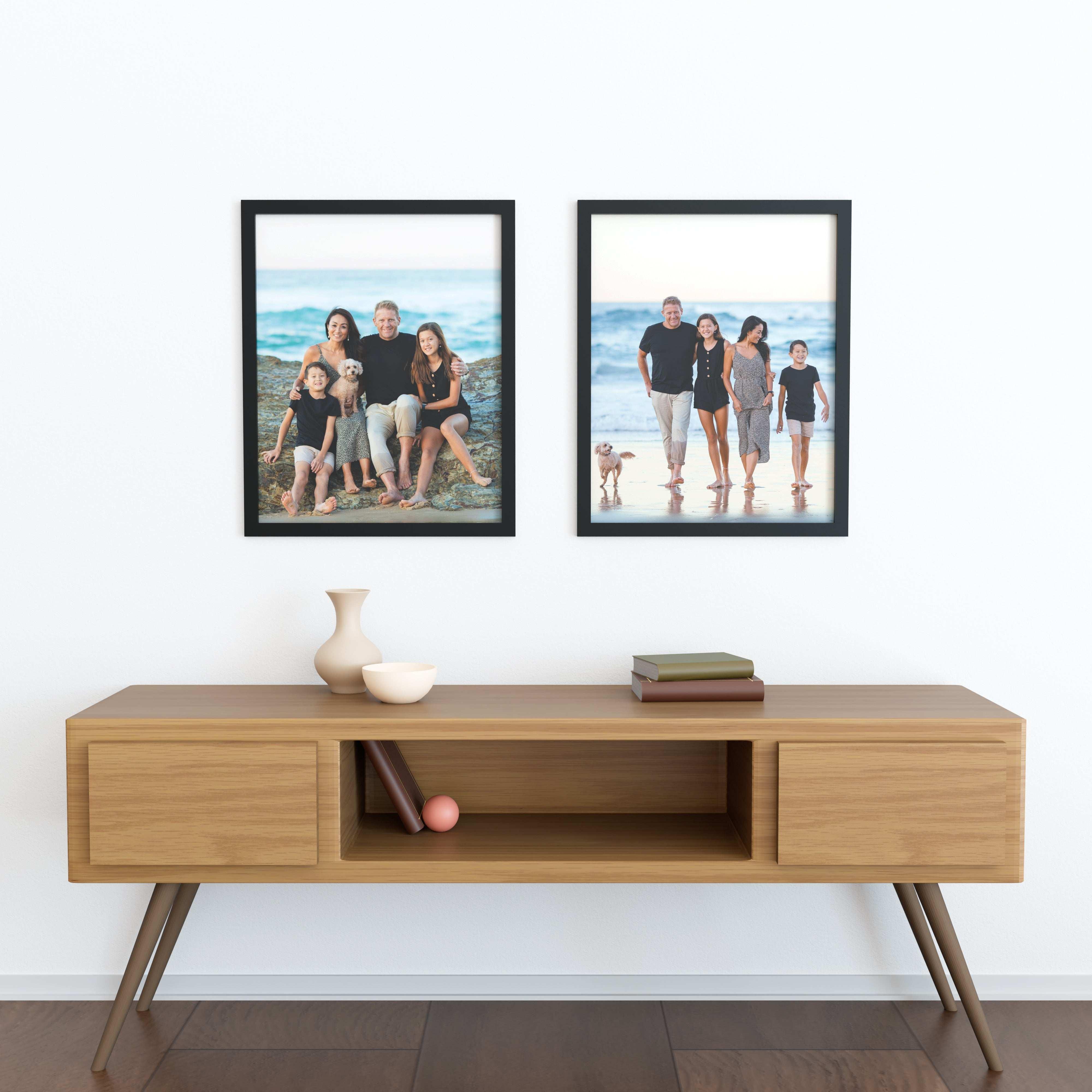 24x30 Matted Wood Frame