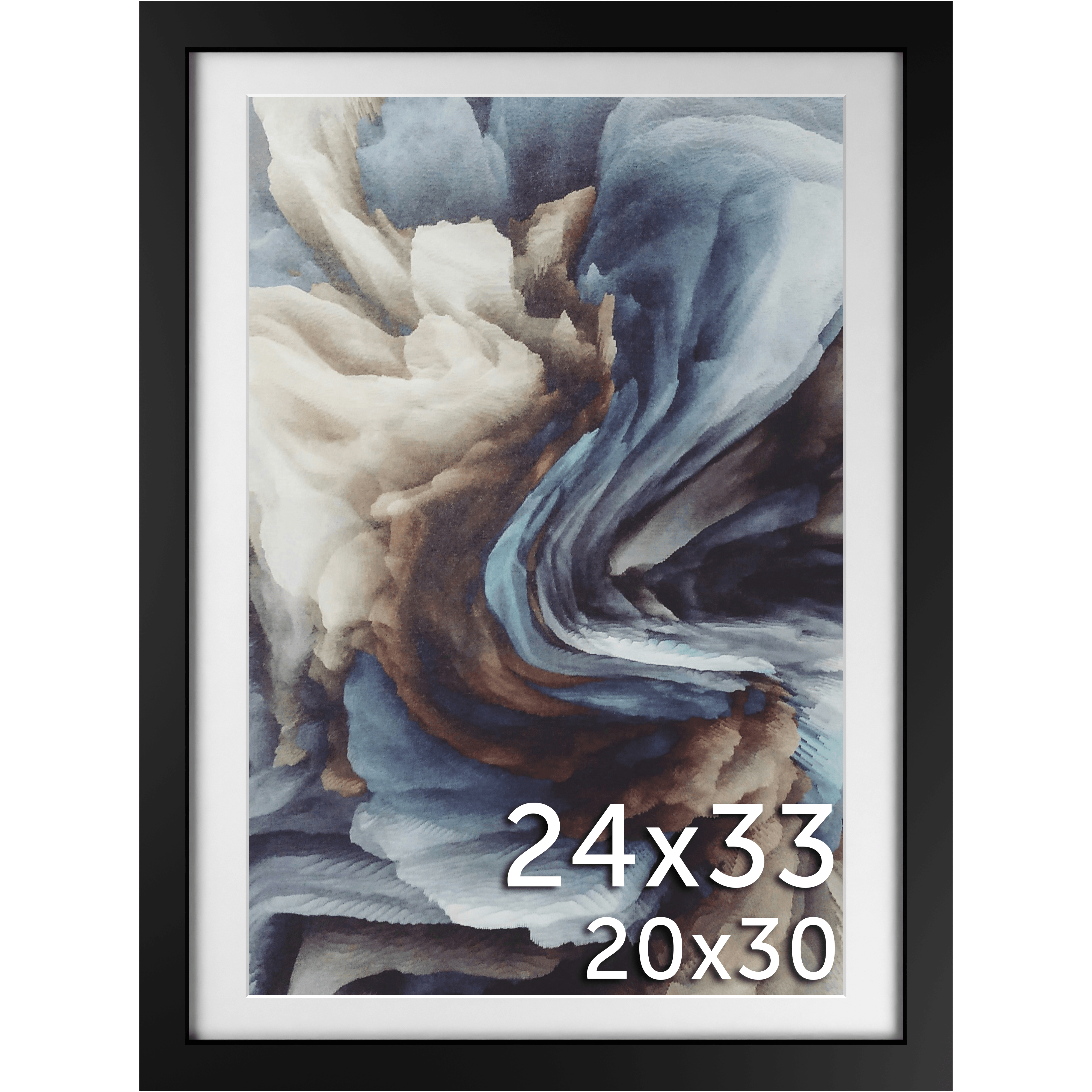 24x33 Matted Frame - Frame Amo