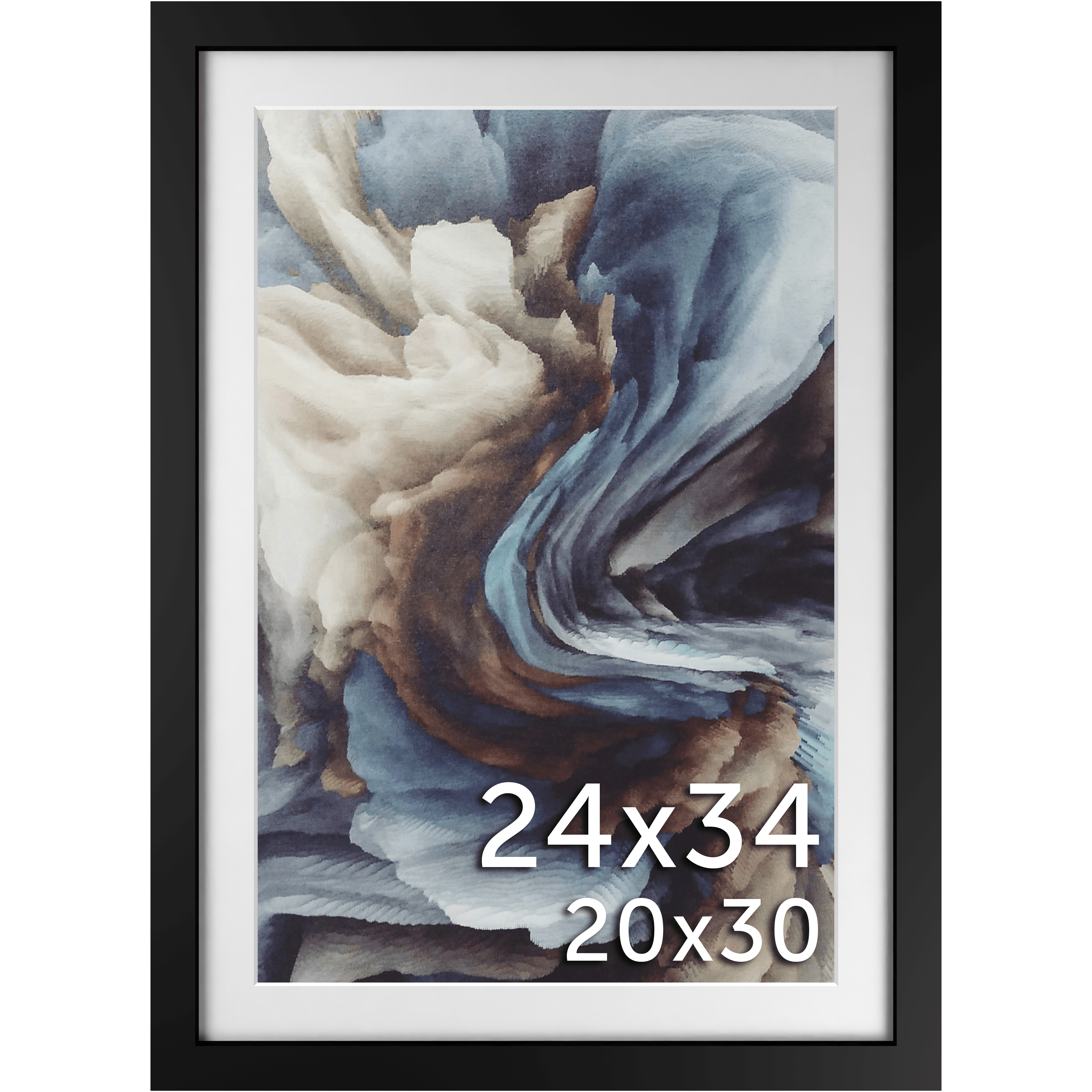 24x34 Matted Frame - Frame Amo