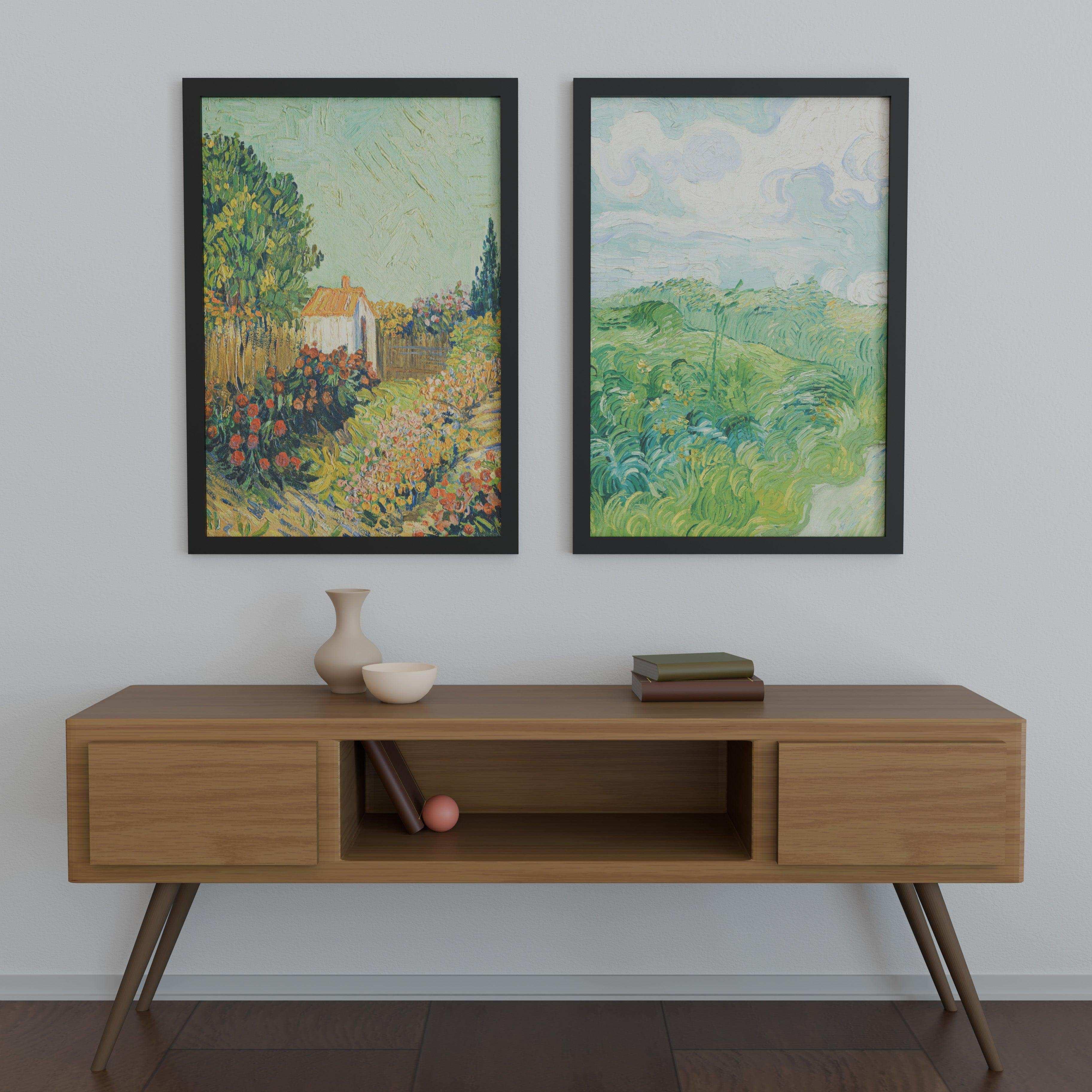 26x38 Matted Wood Frame