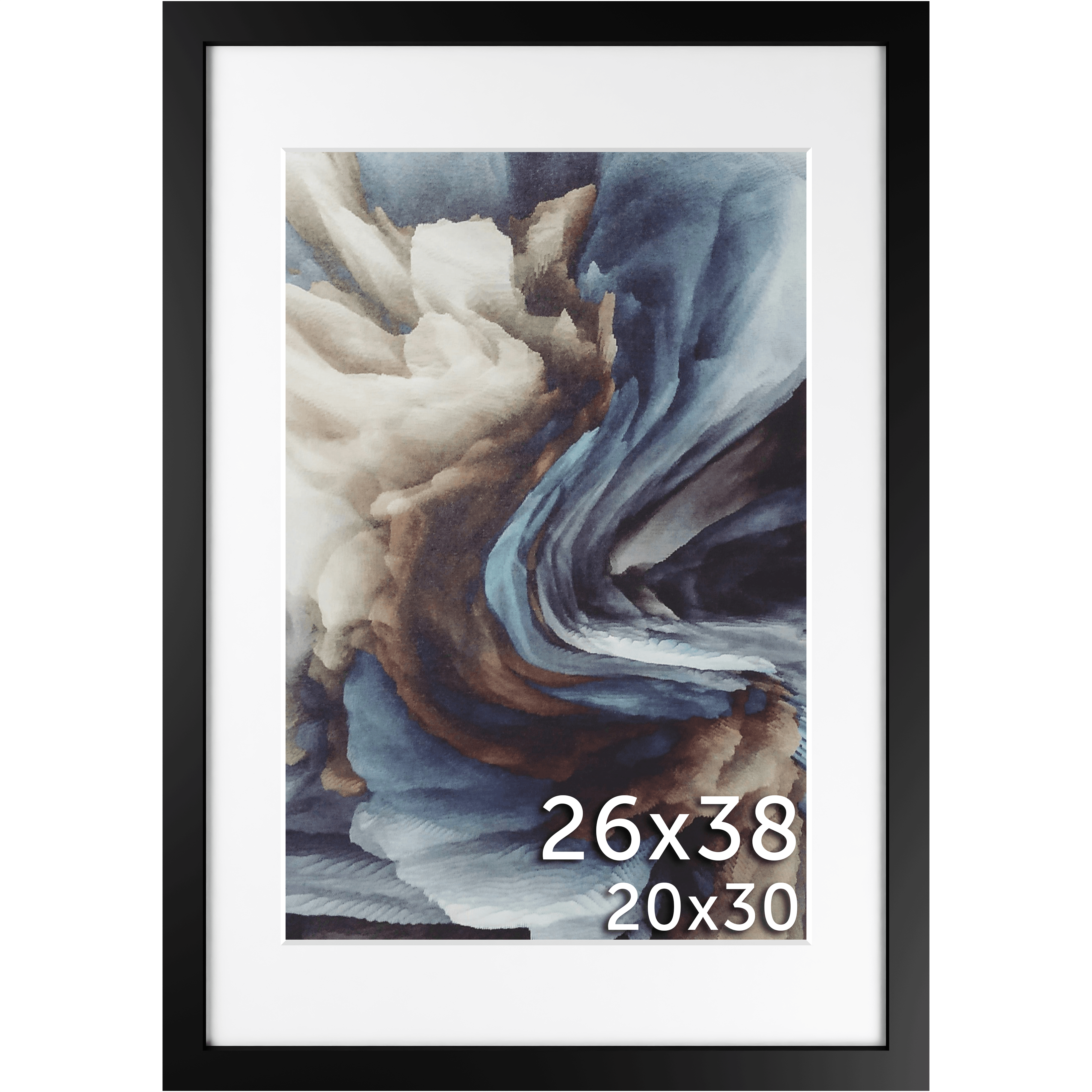 26x38 Matted Frame - Frame Amo