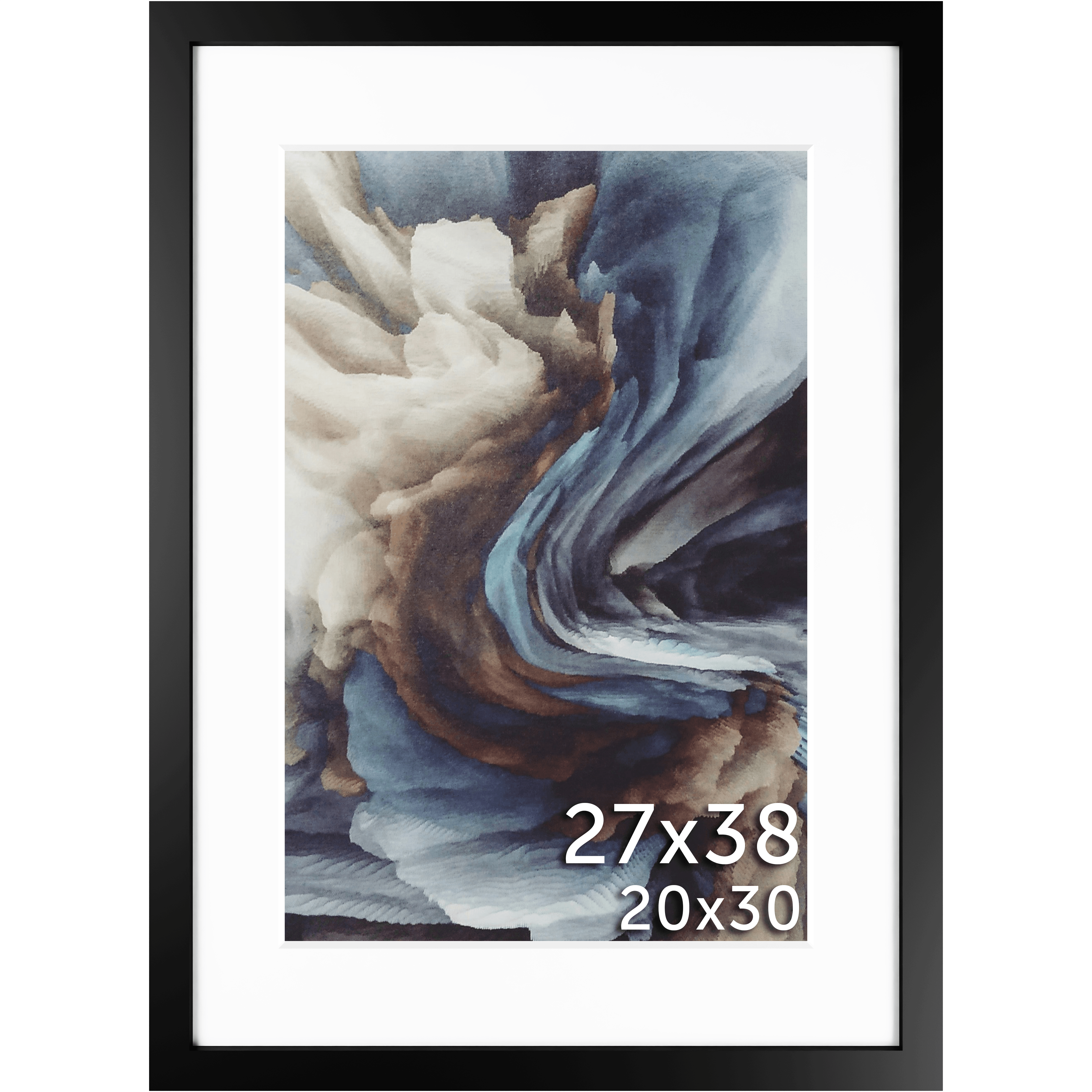 27x38 Matted Frame - Frame Amo