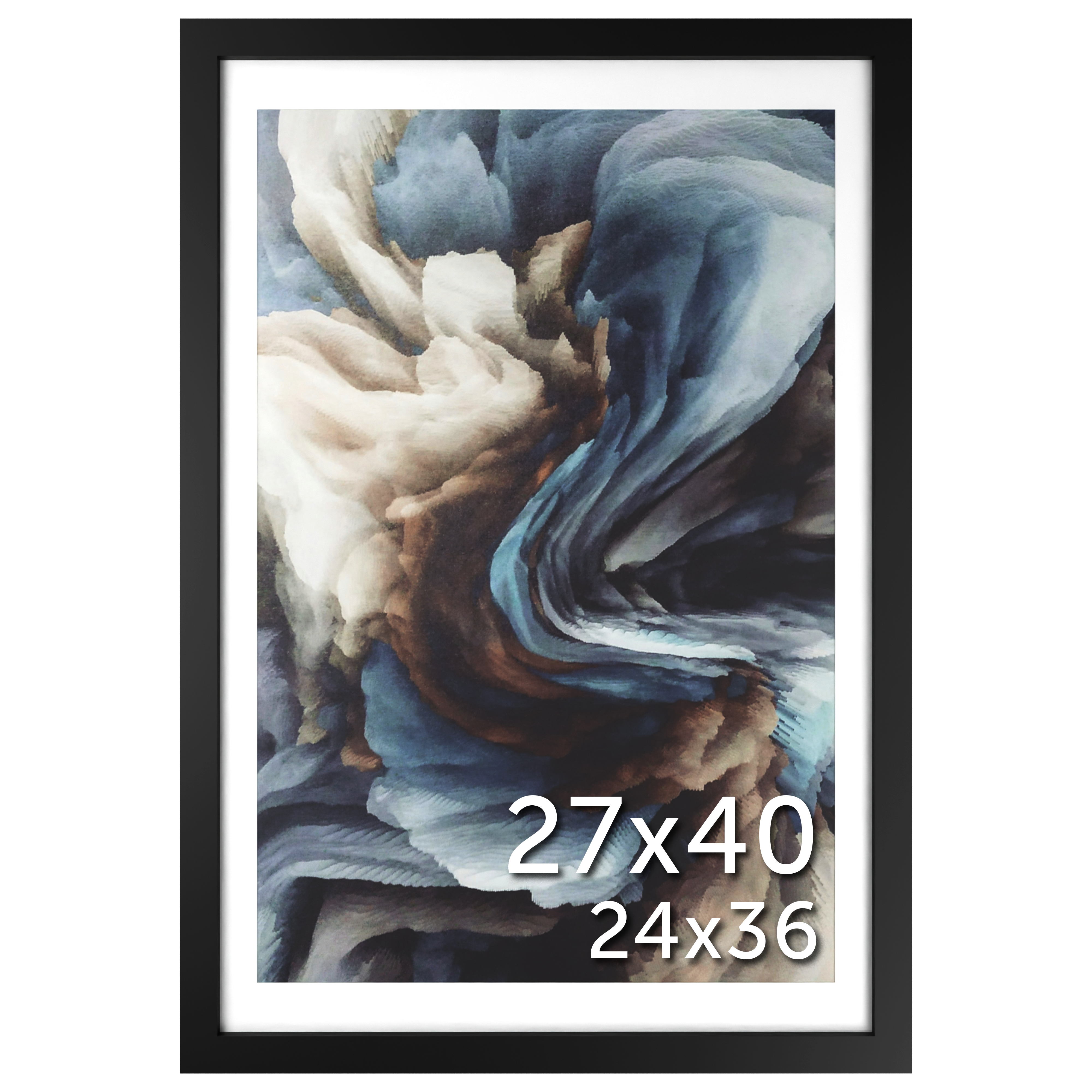 27x40 Matted Frame - Frame Amo