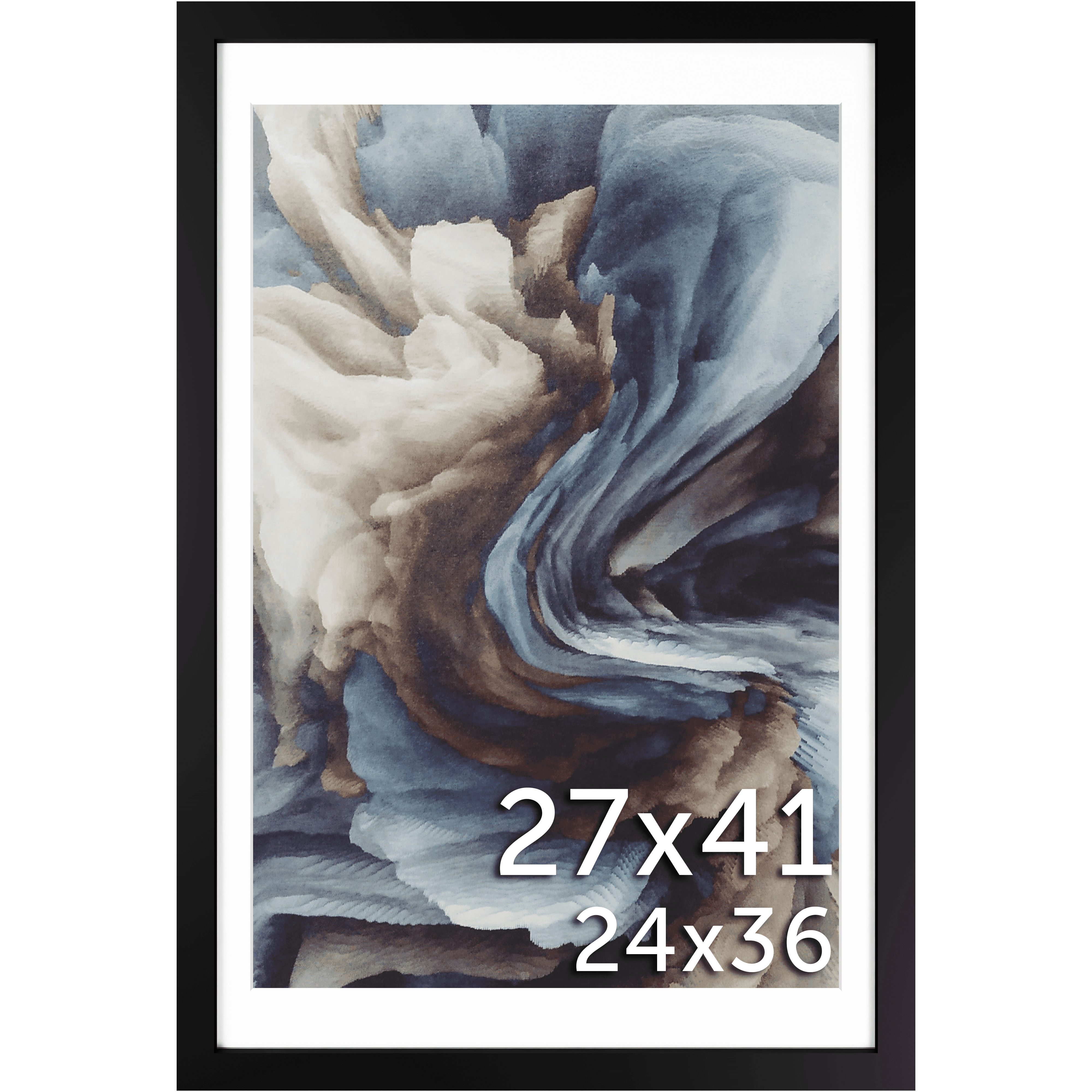 27x41 Matted Frame - Frame Amo