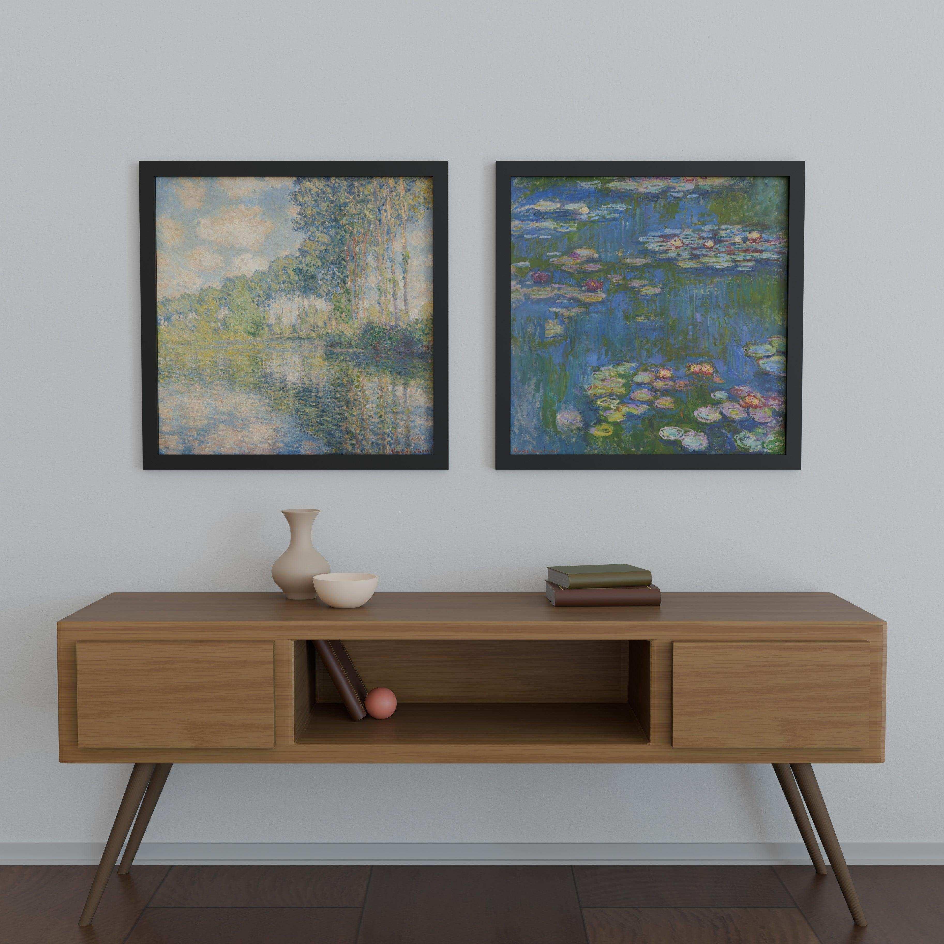 28x28 Matted Wood Frame - Signature Glass