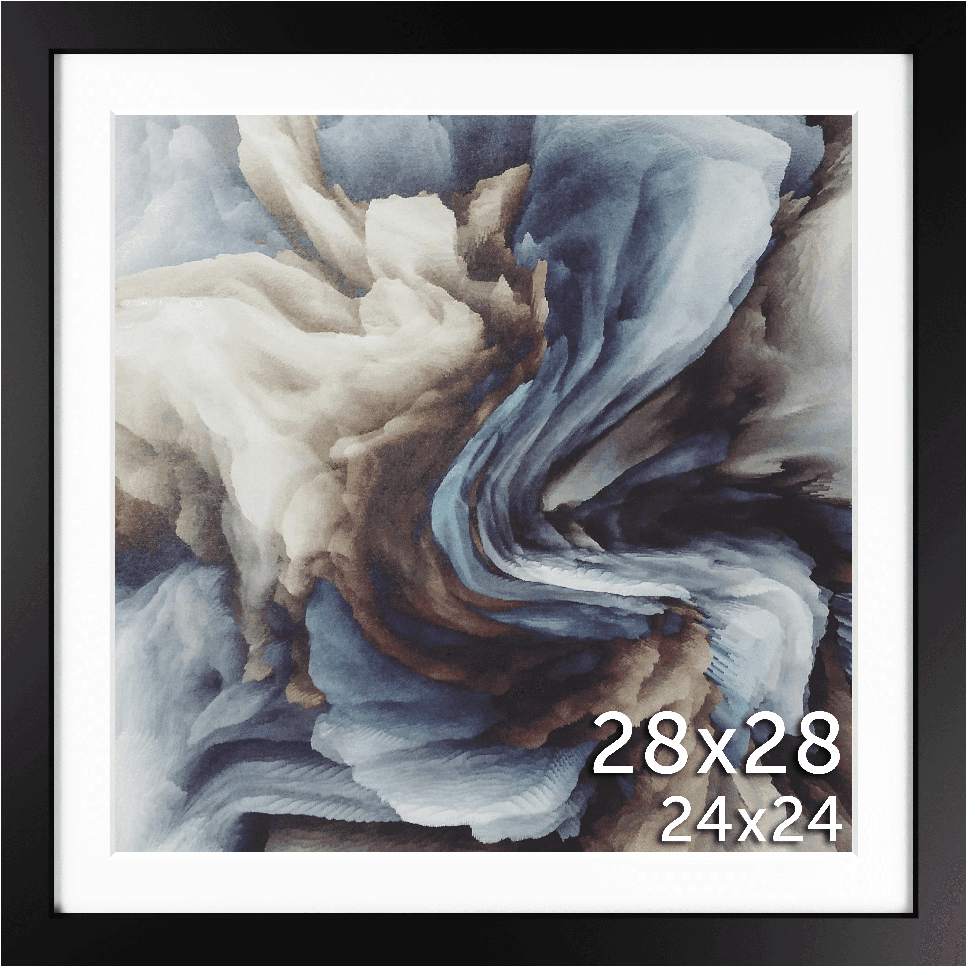28x28 Matted Frame - Frame Amo