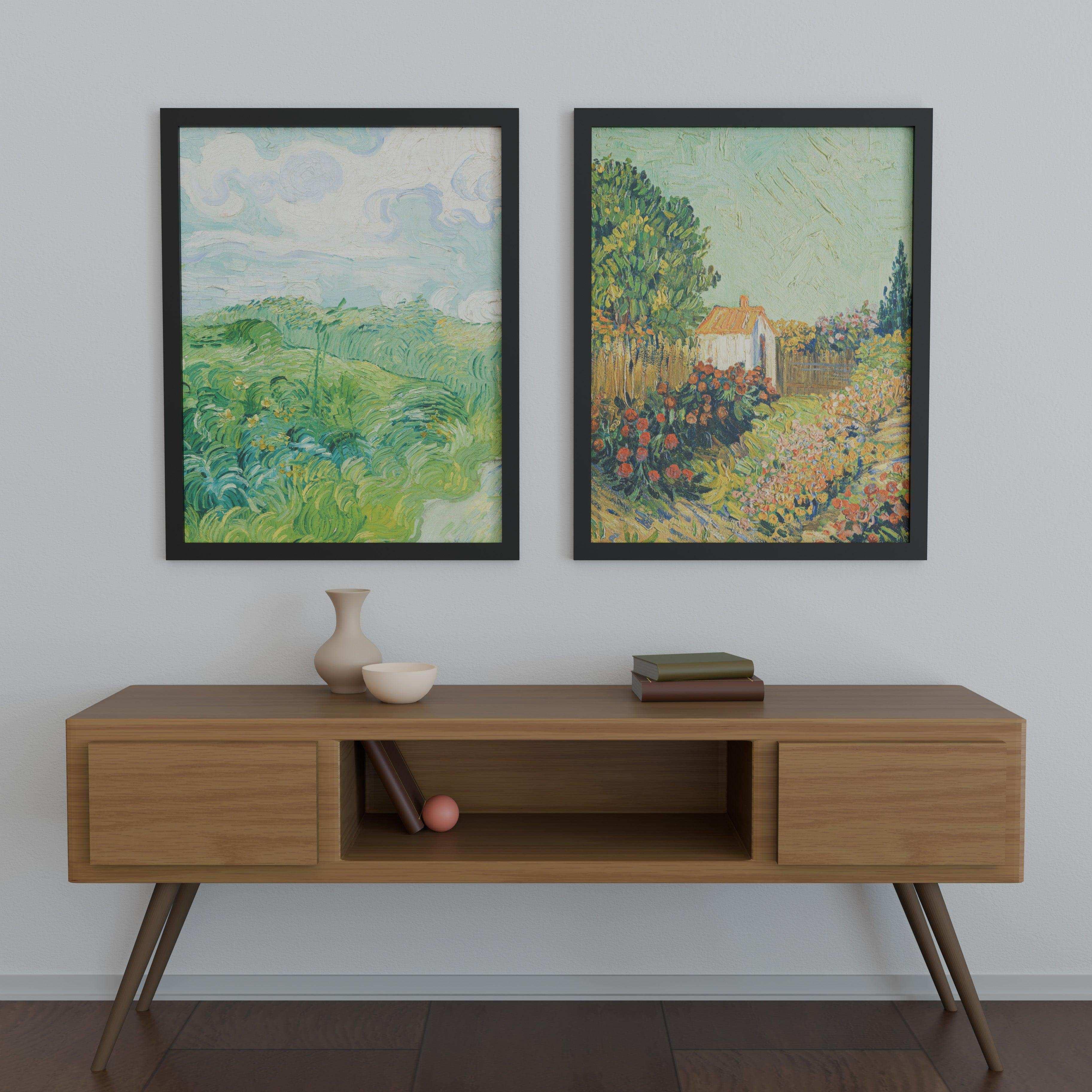 28x36 Matted Wood Frame