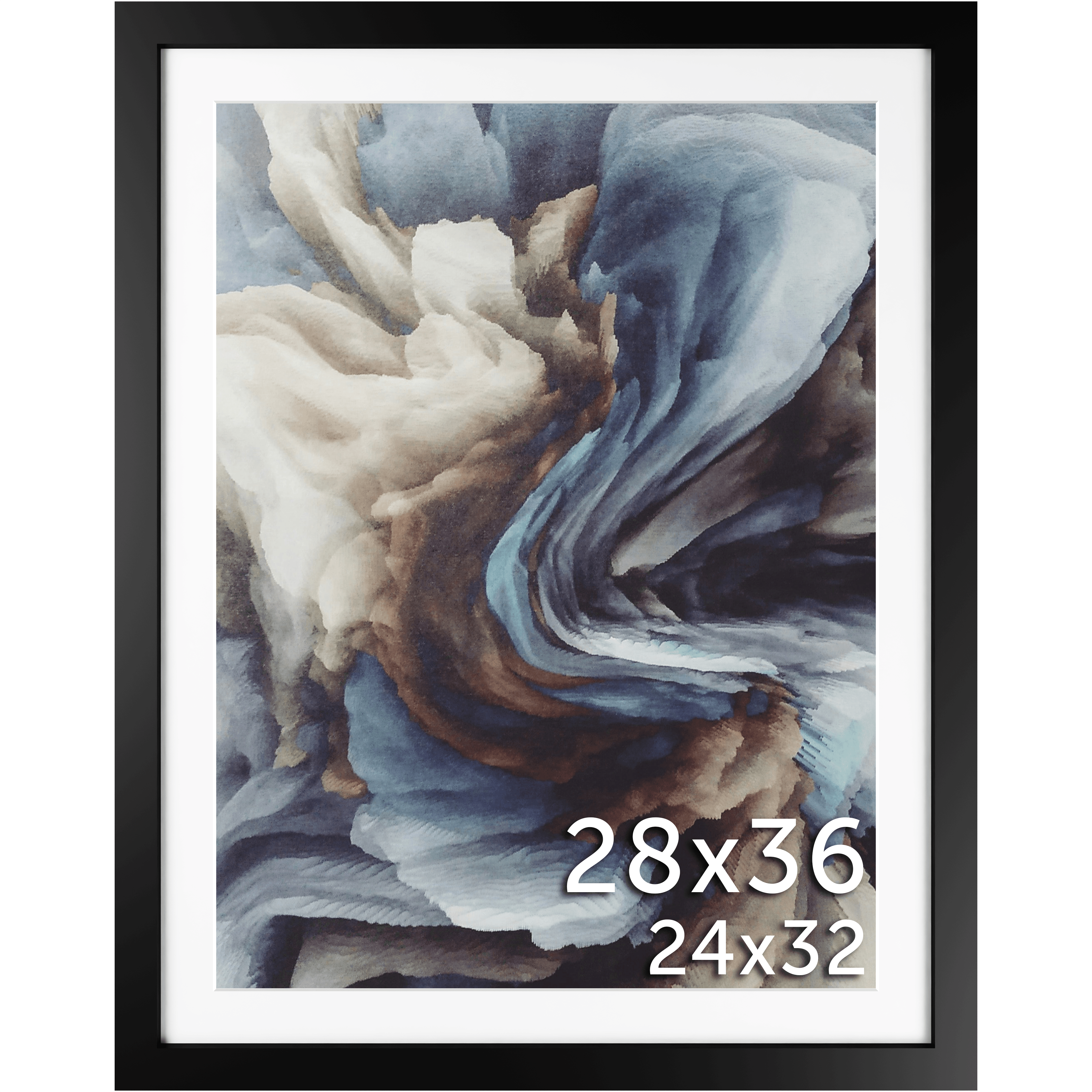 28x36 Matted Frame - Frame Amo