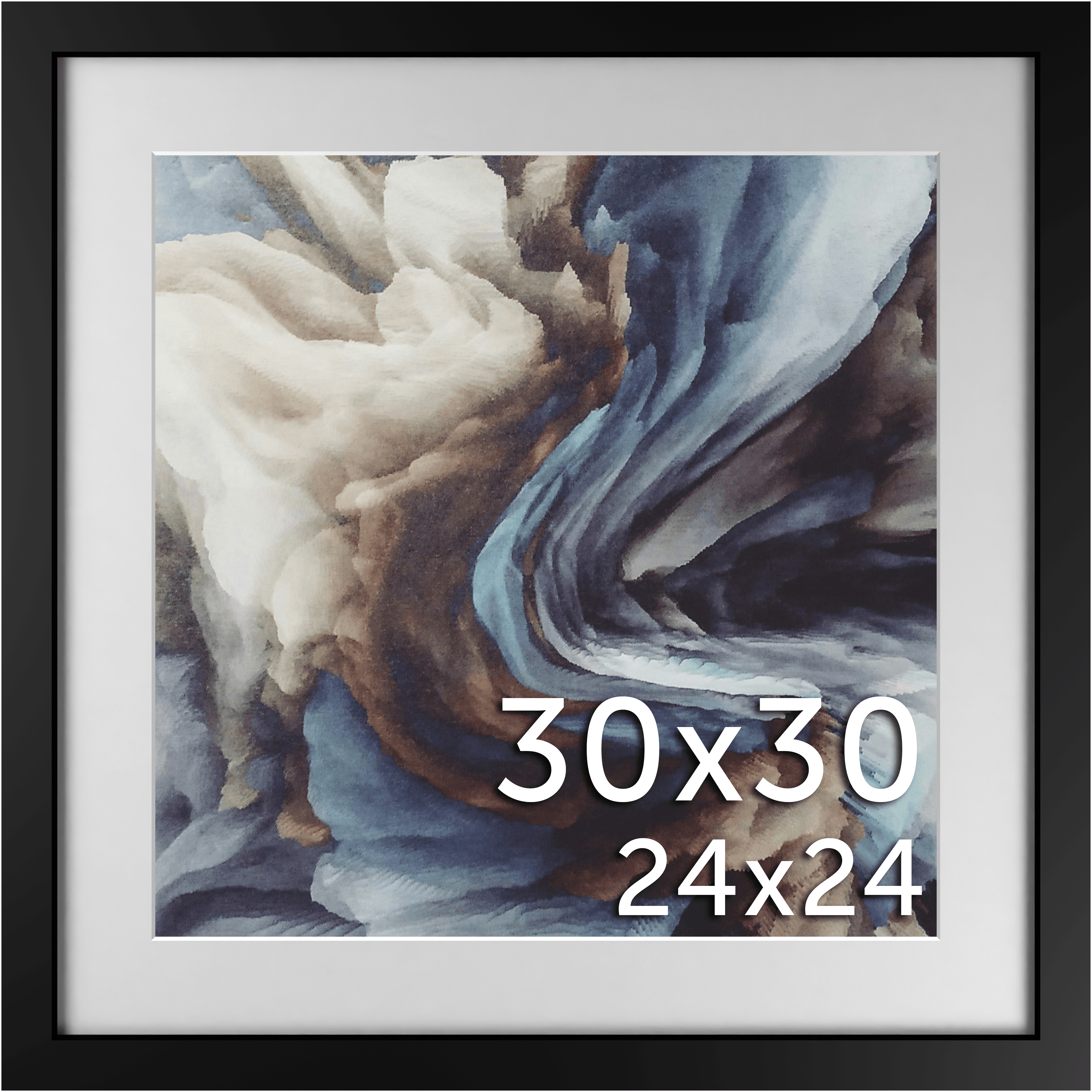 30x30 Matted Frame - Frame Amo