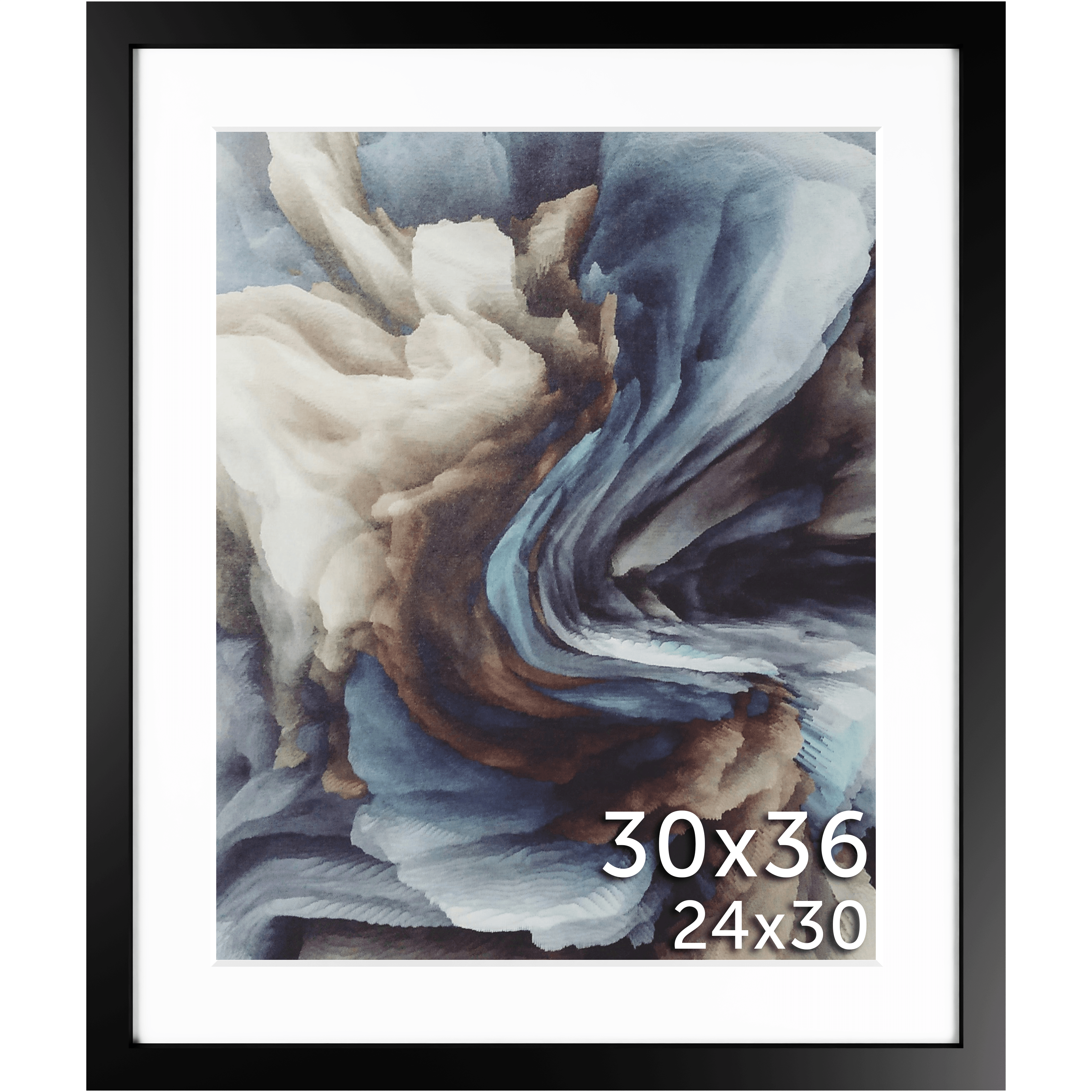 30x36 Matted Frame - Frame Amo