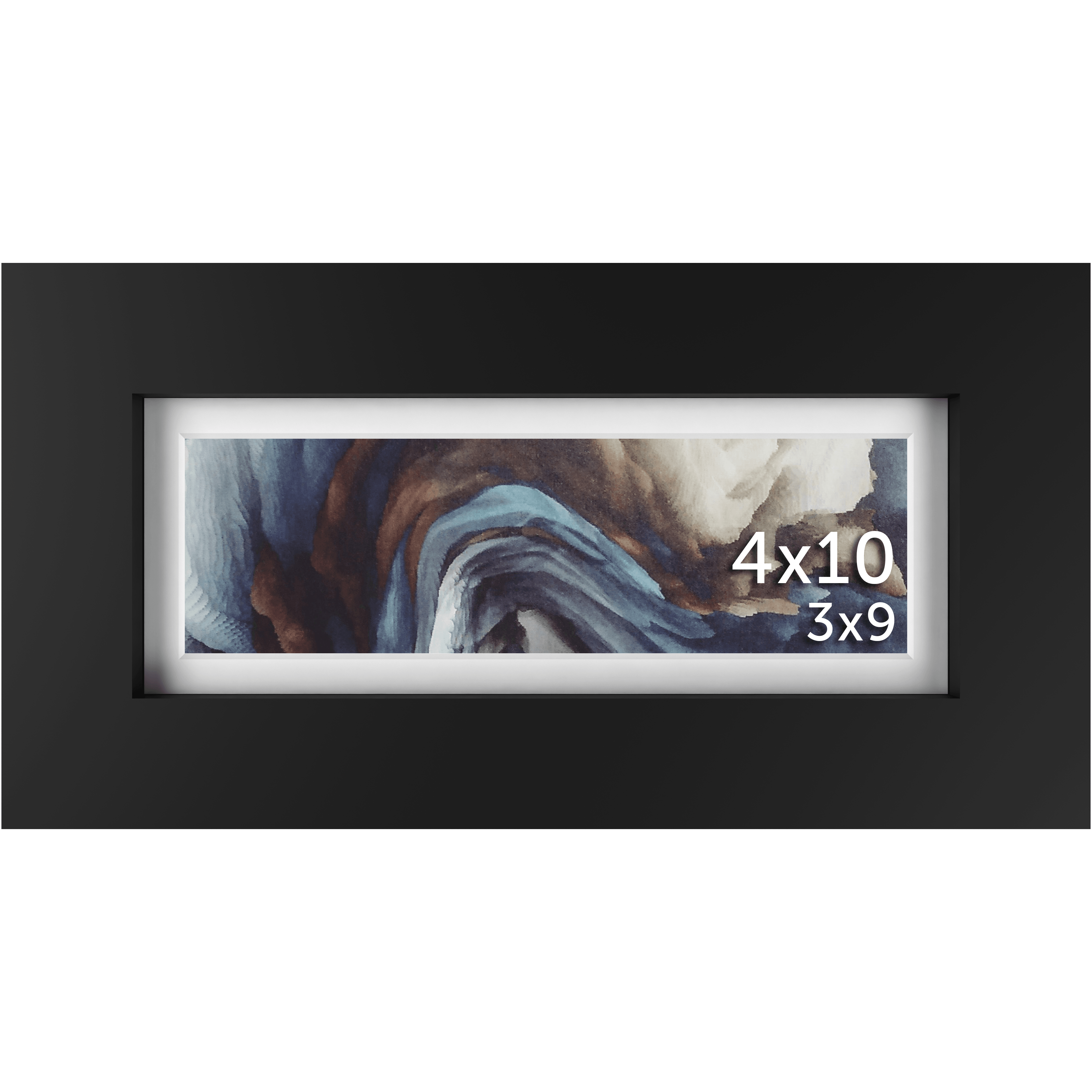 4x10 Matted Frame - Frame Amo