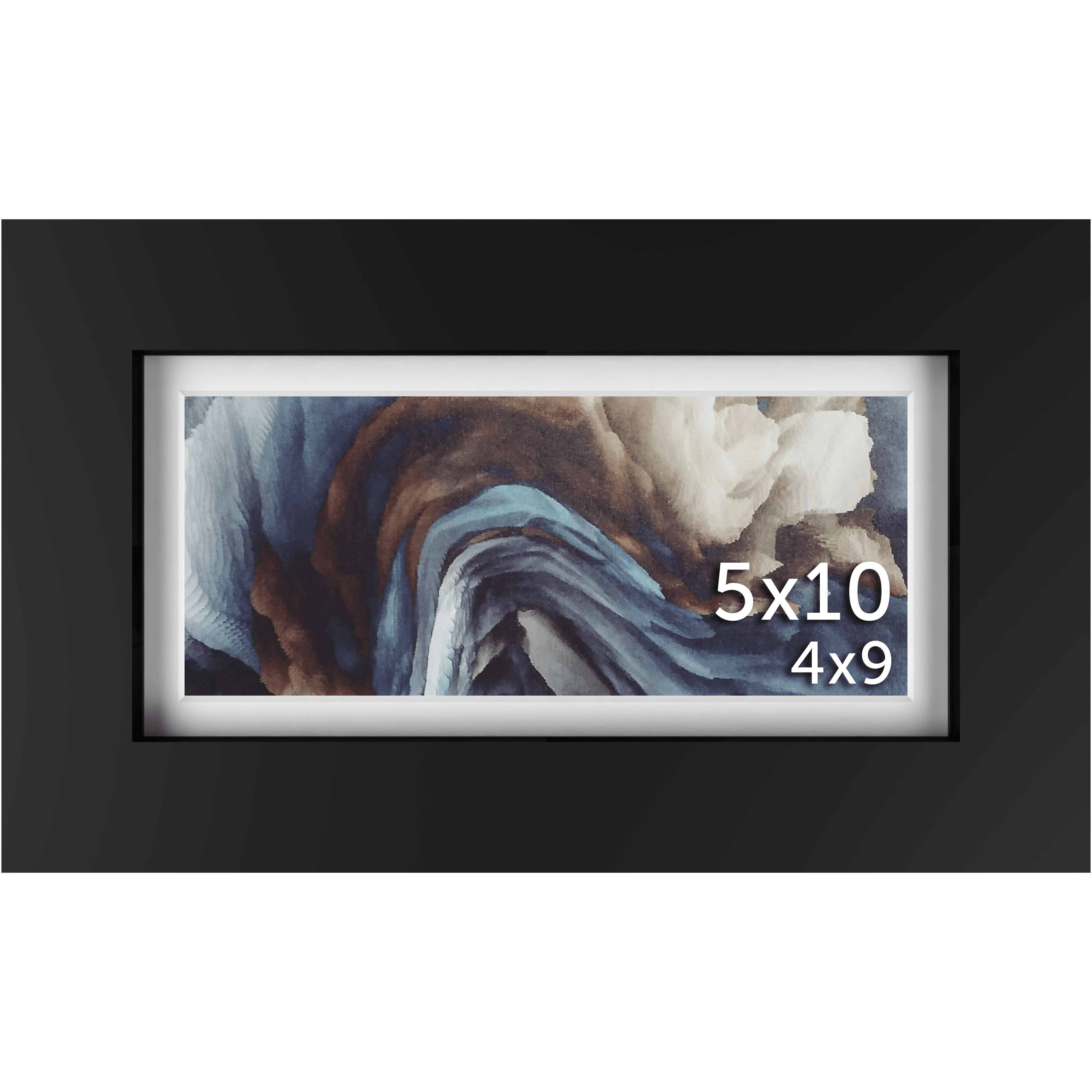 5x10 Matted Frame - Frame Amo