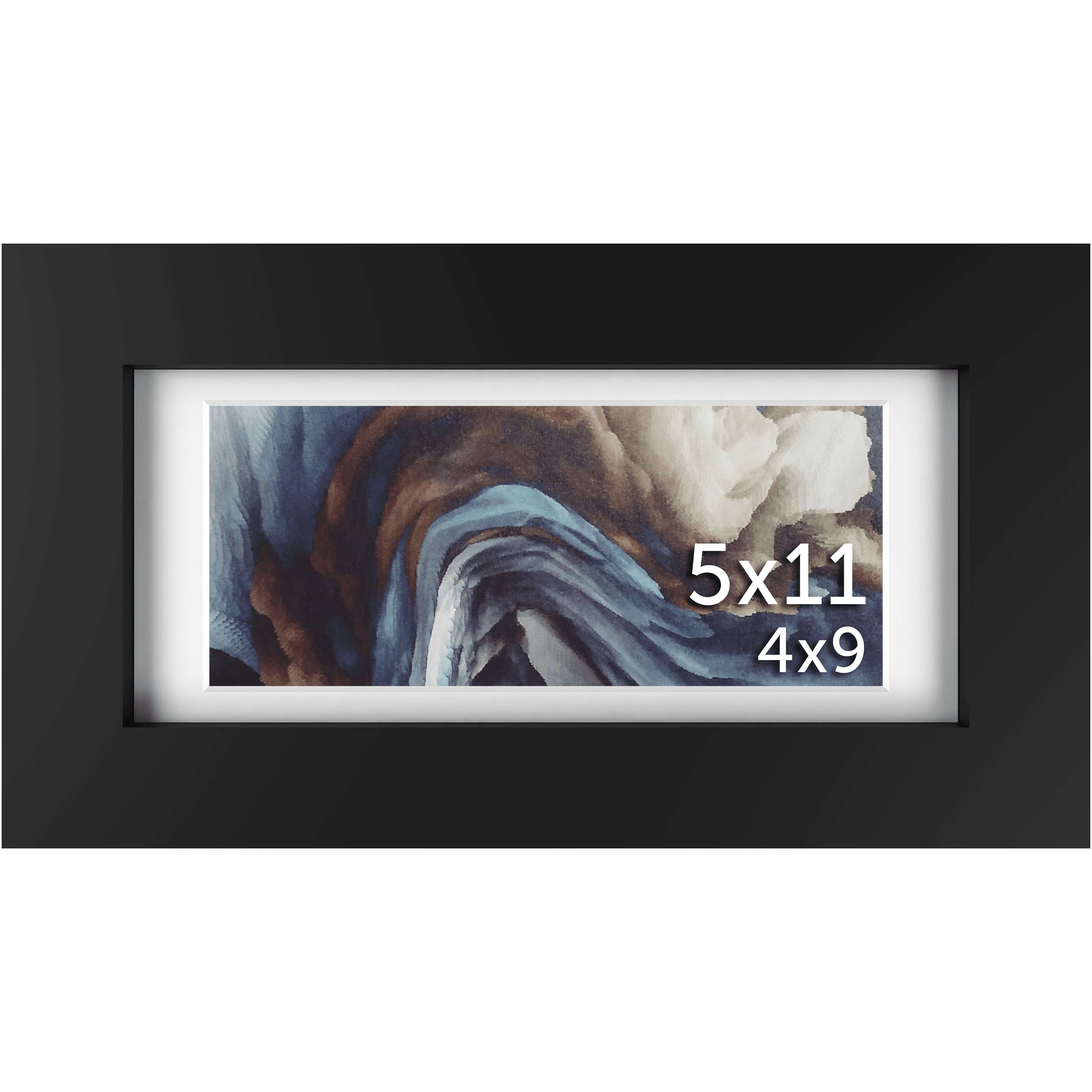 5x11 Matted Frame - Frame Amo