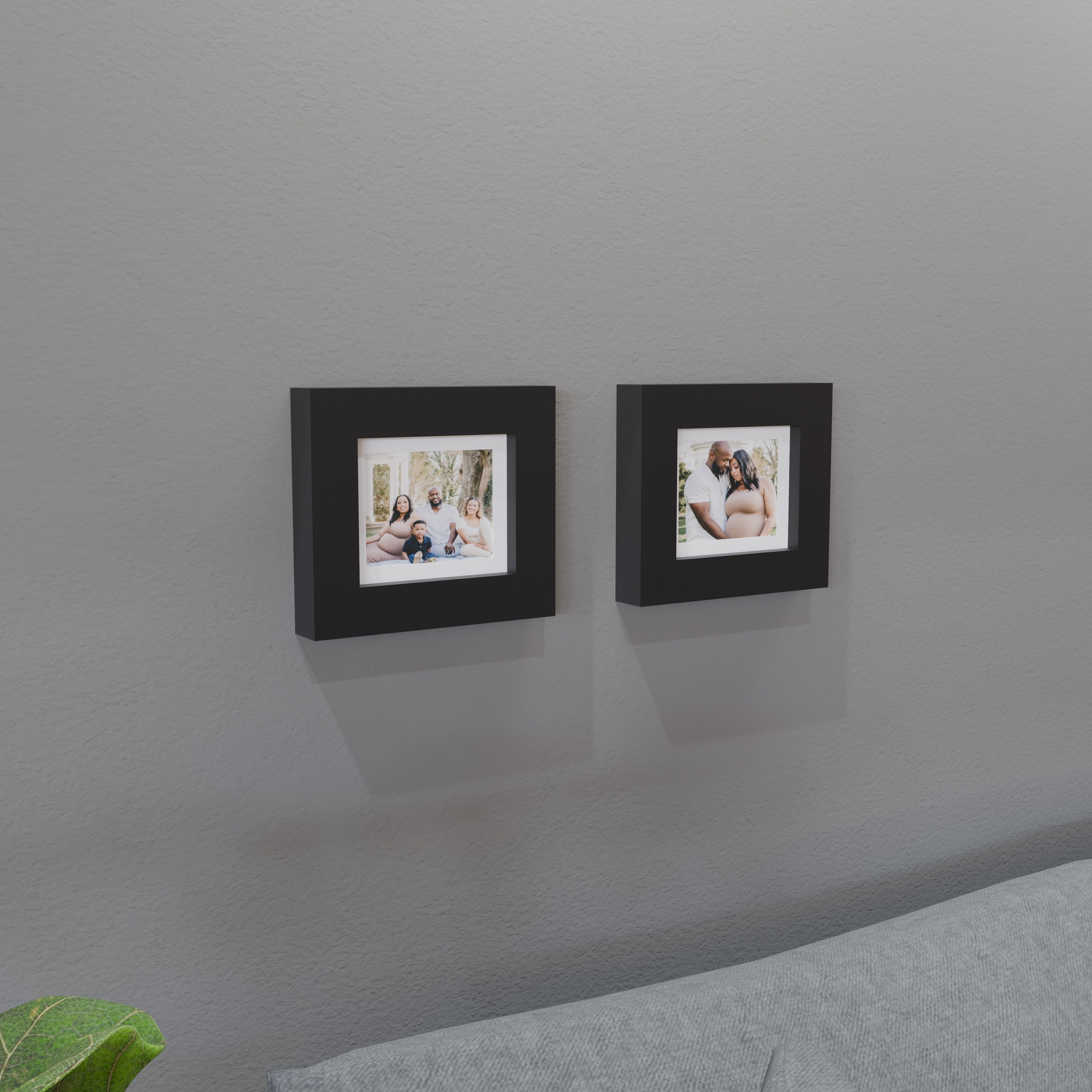 5x6 Matted Wood Frame