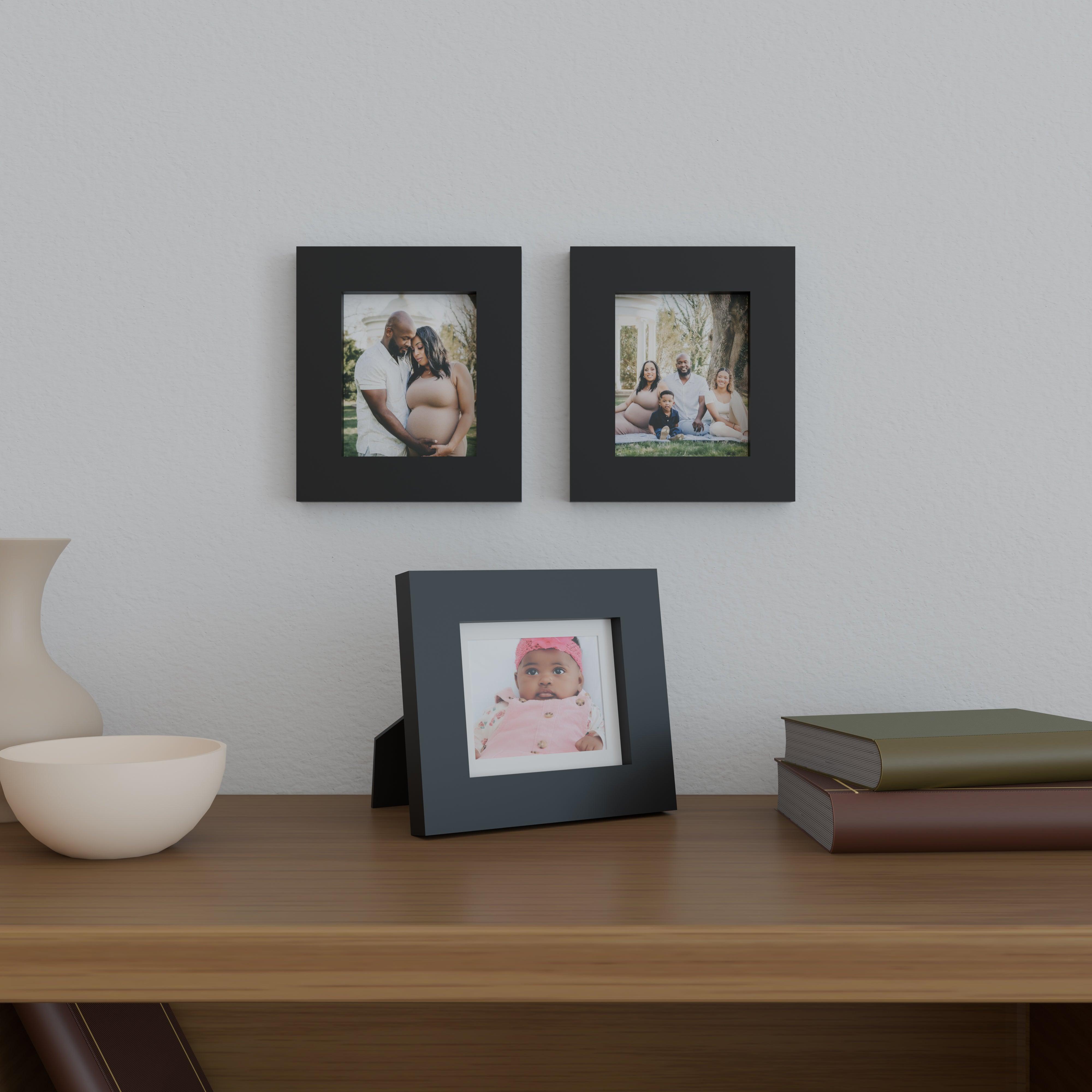 5x6 Matted Wood Frame - Signature Glass