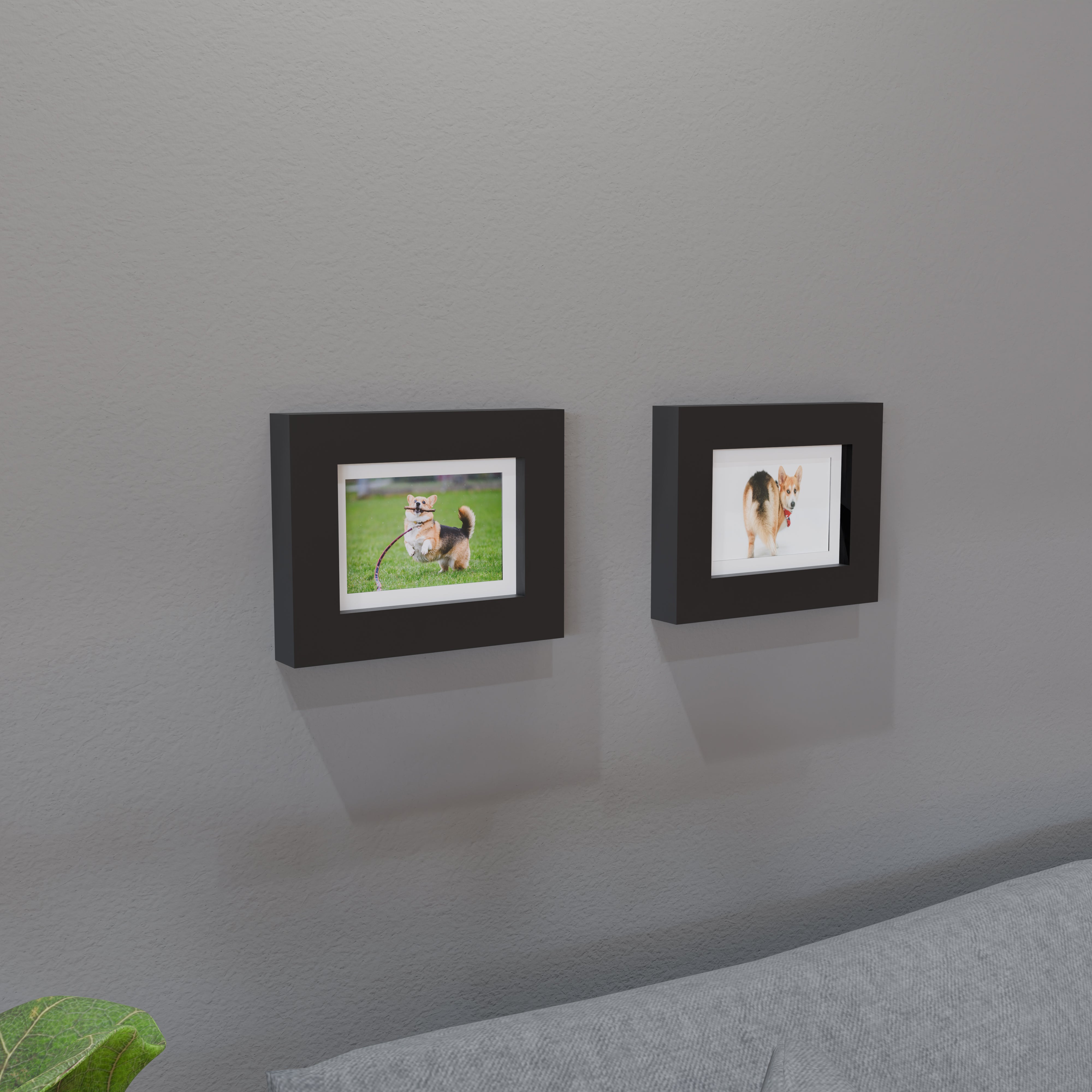5x7 Matted Wood Frame