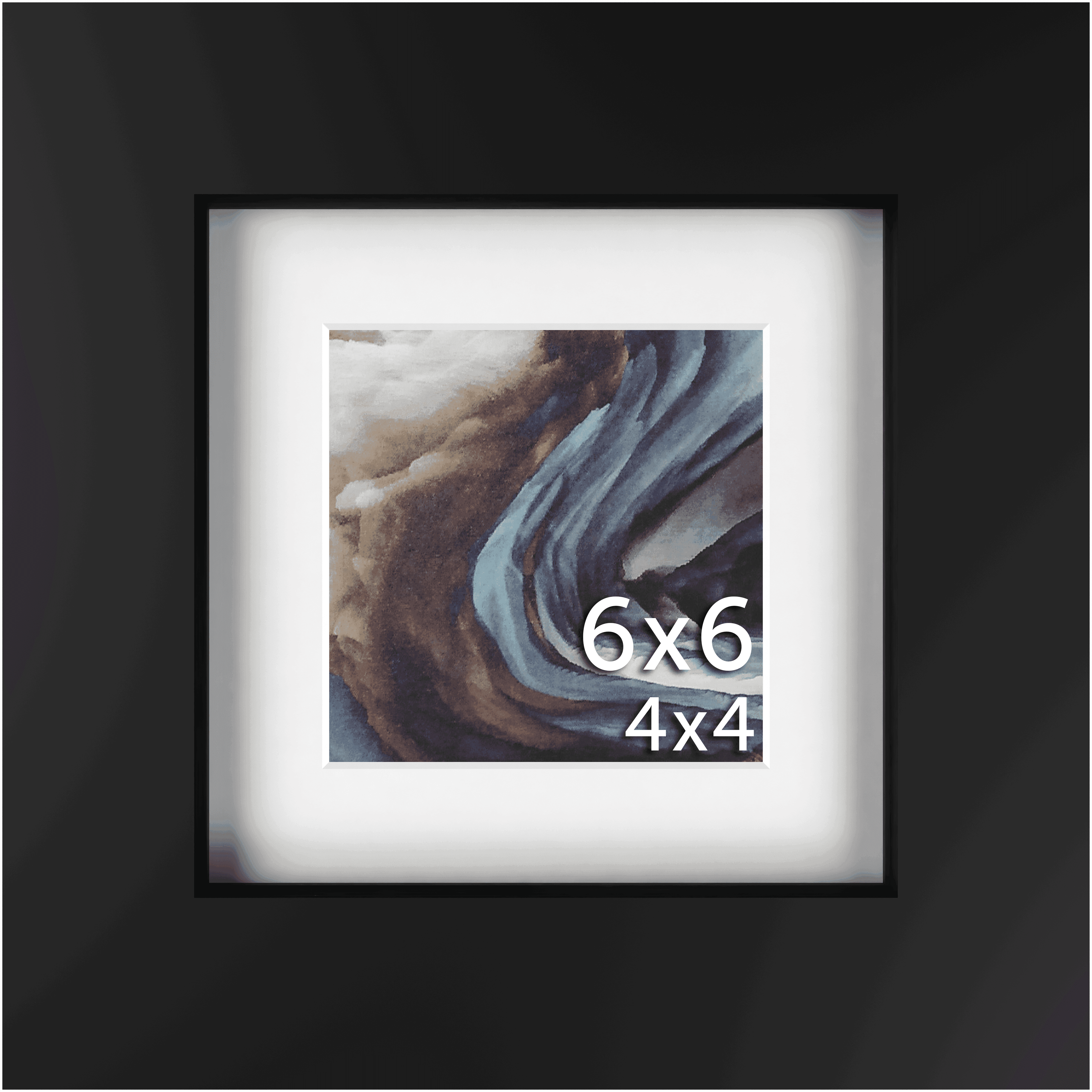6x6 Matted Frame - Frame Amo