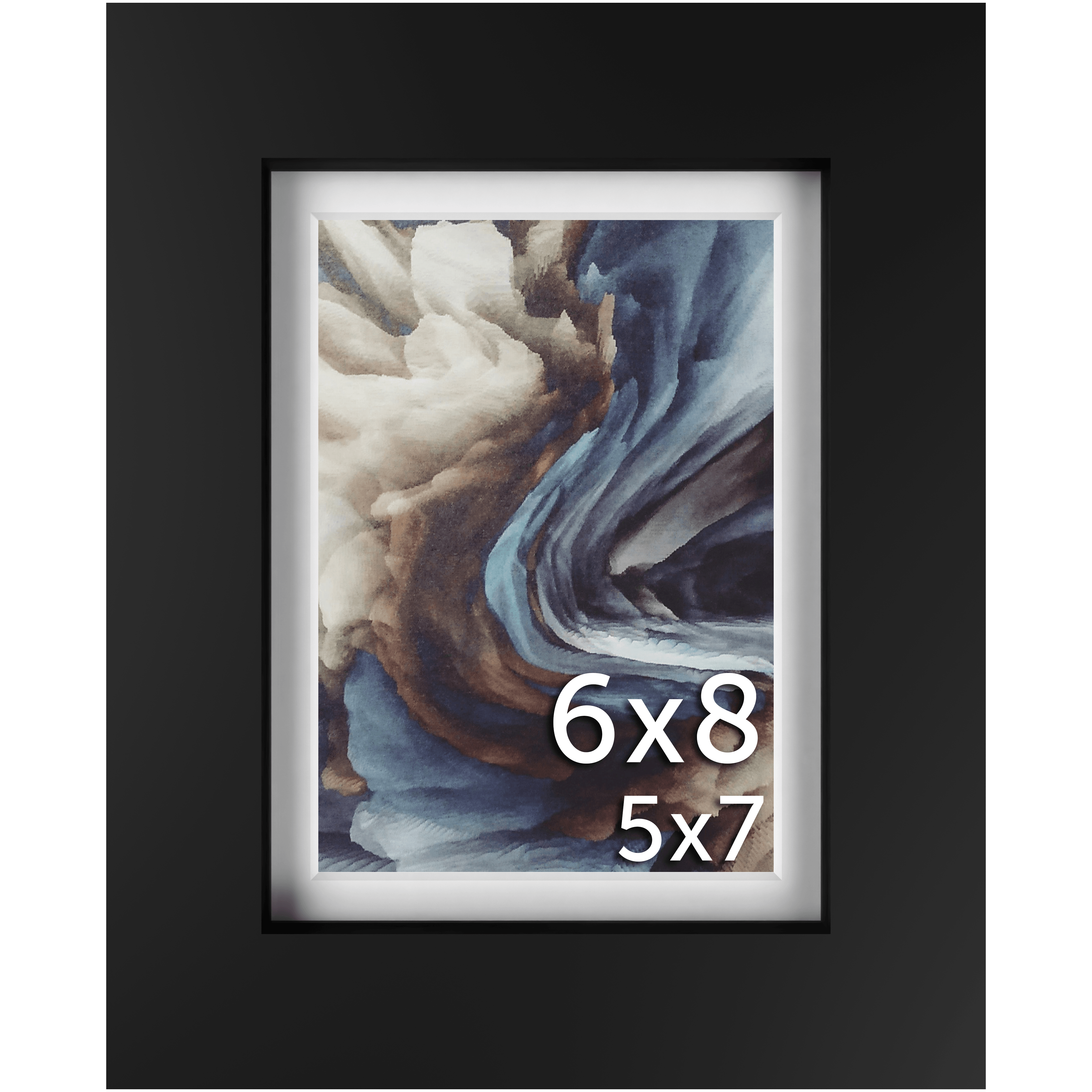 6x8 Matted Frame - Frame Amo