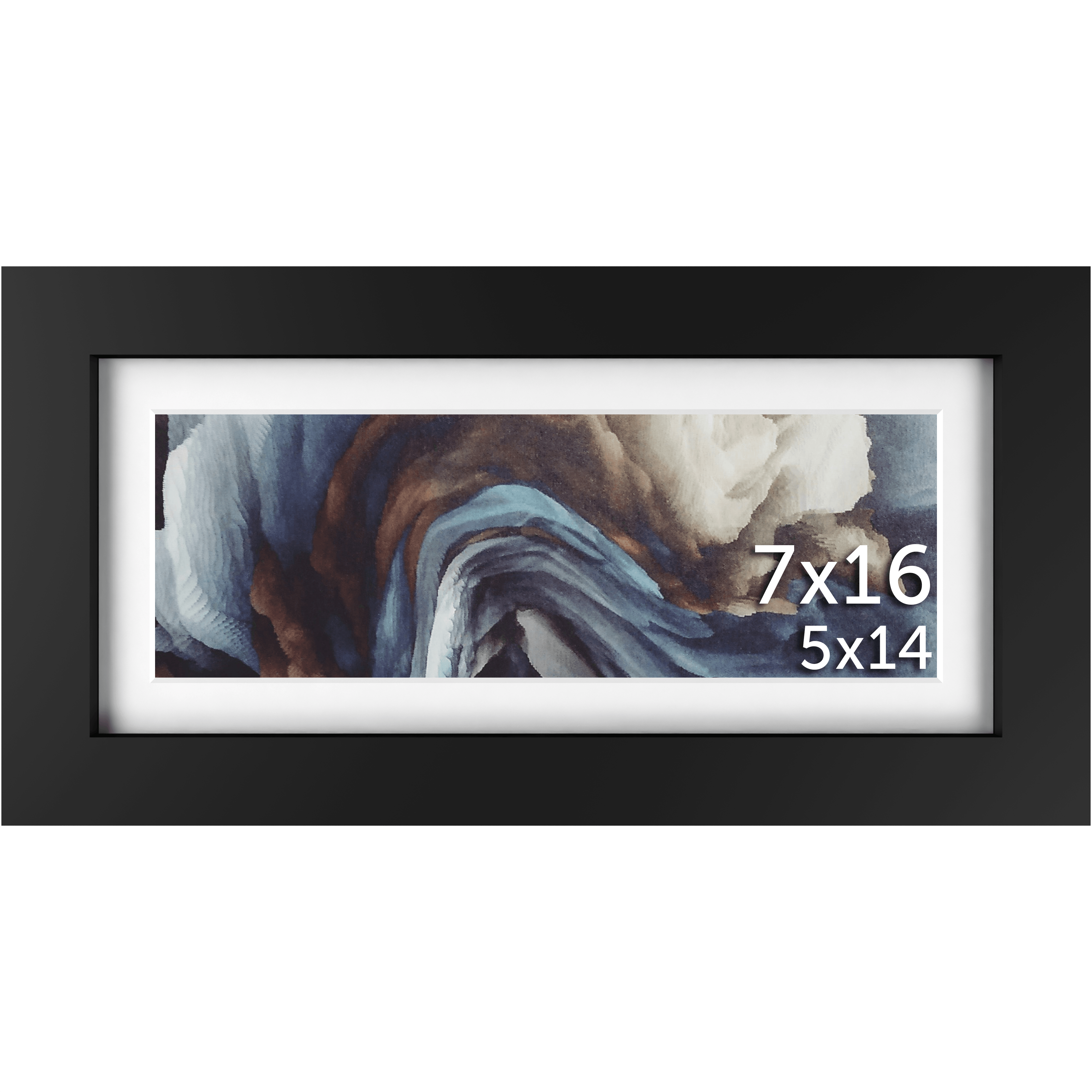 7x16 Matted Frame - Frame Amo