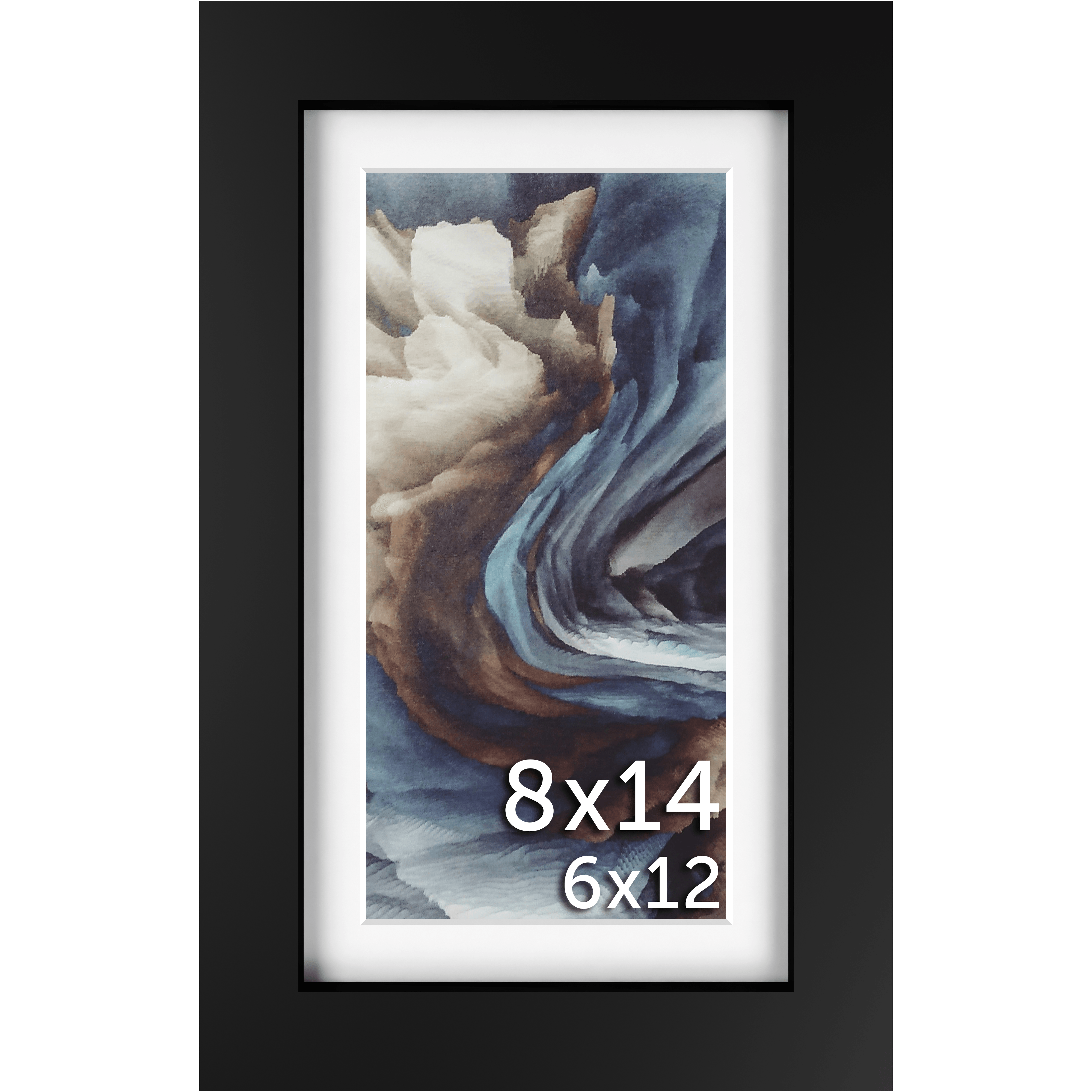 8x14 Matted Frame - Frame Amo