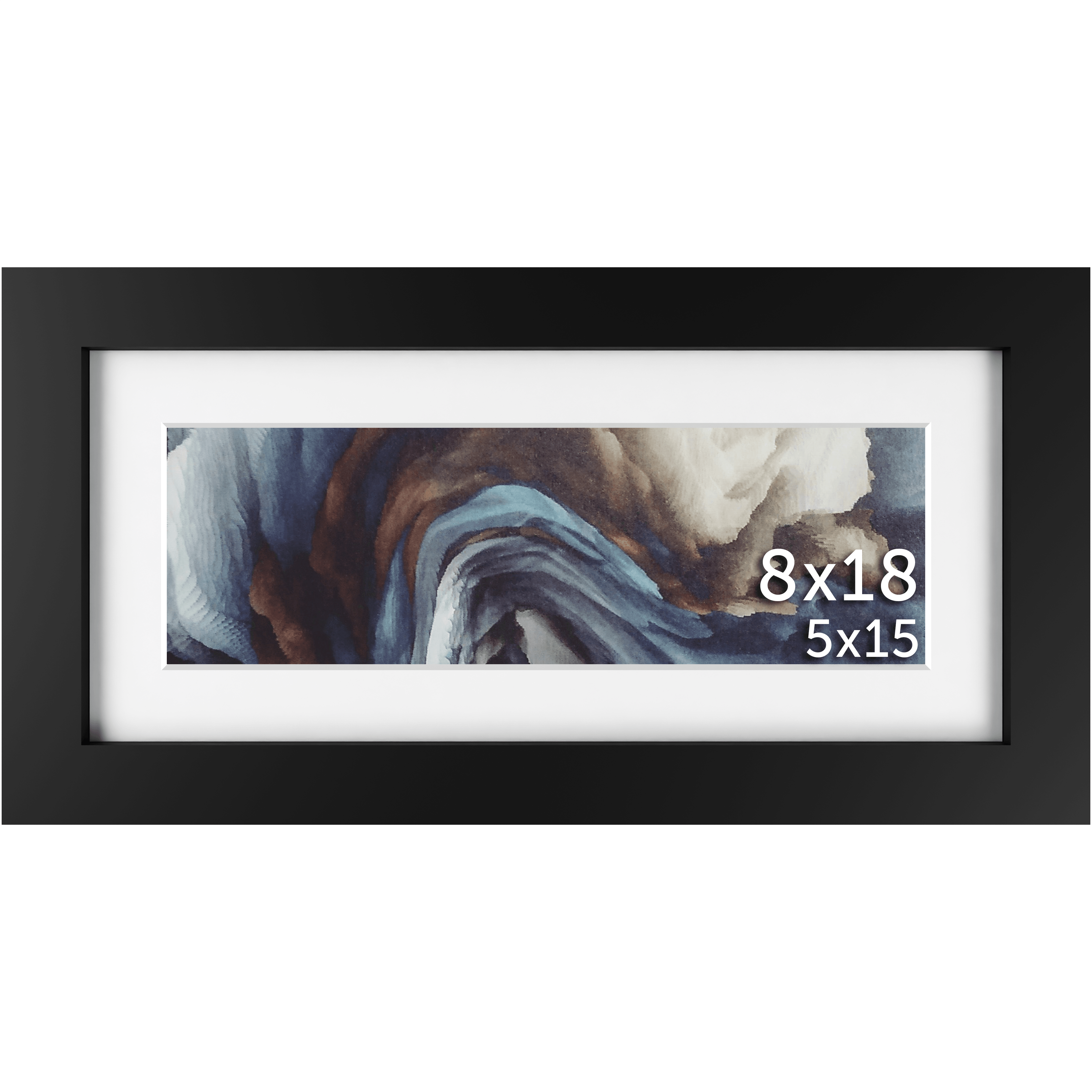 8x18 Matted Frame - Frame Amo