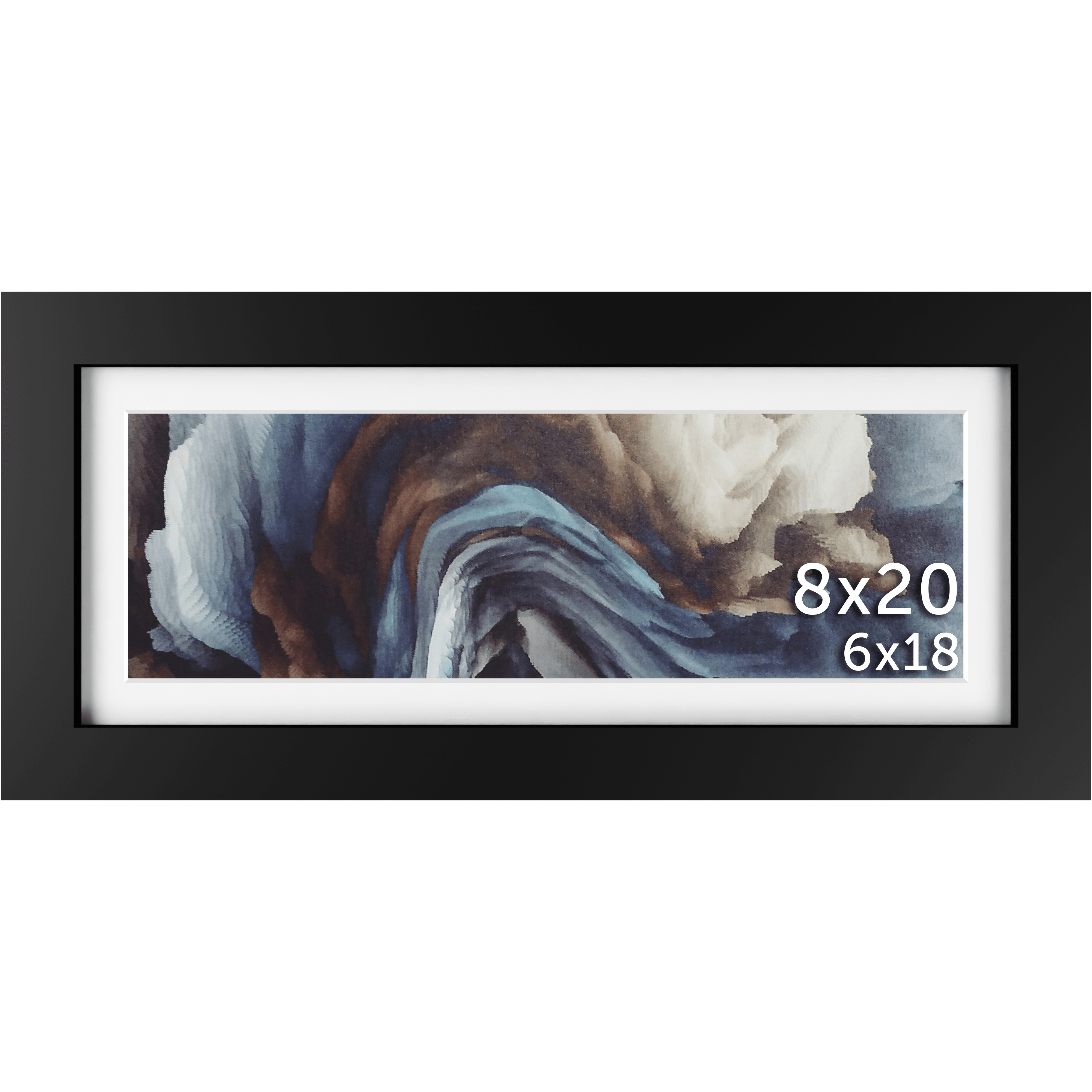 8x20 Matted Frame - Frame Amo