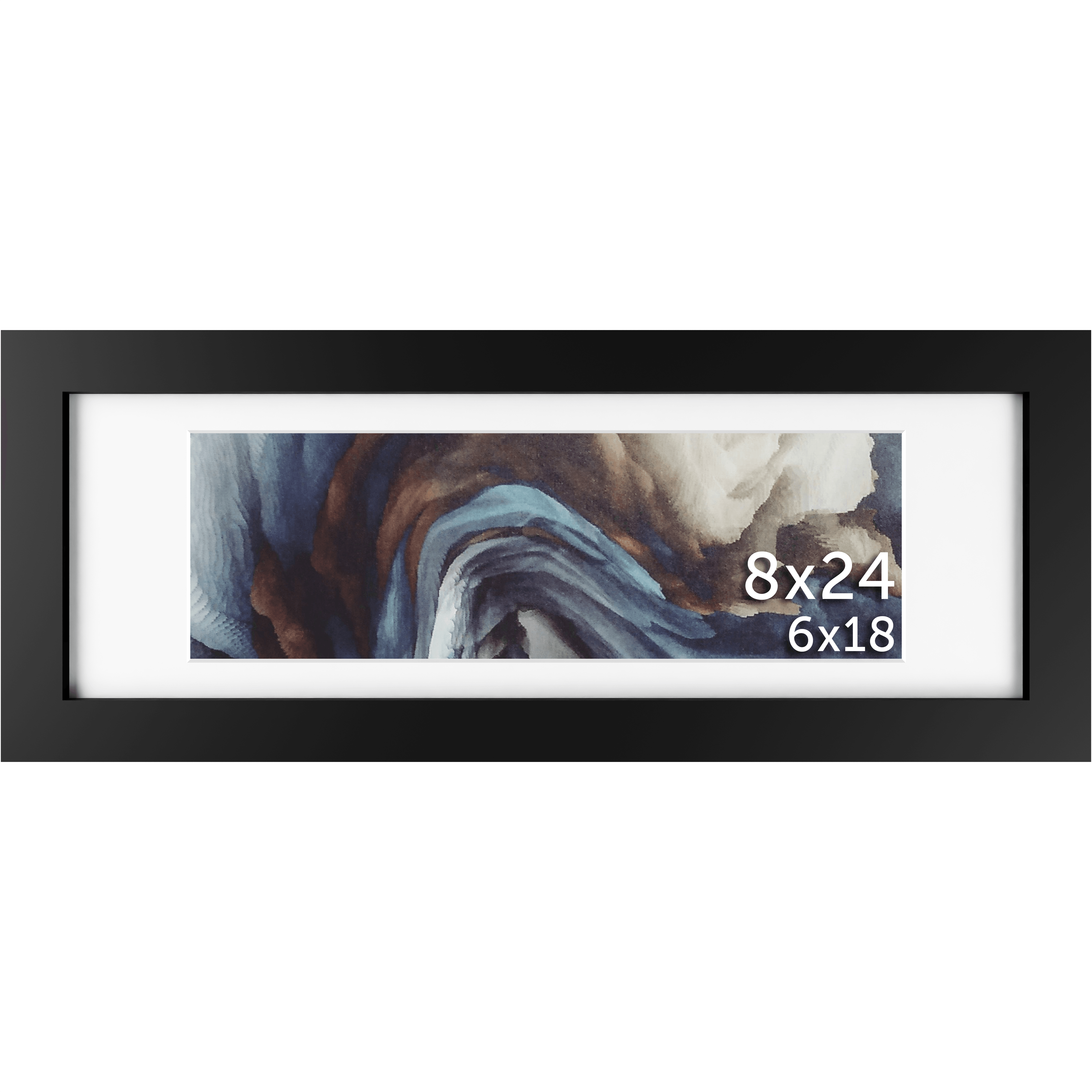 8x24 Matted Frame - Frame Amo