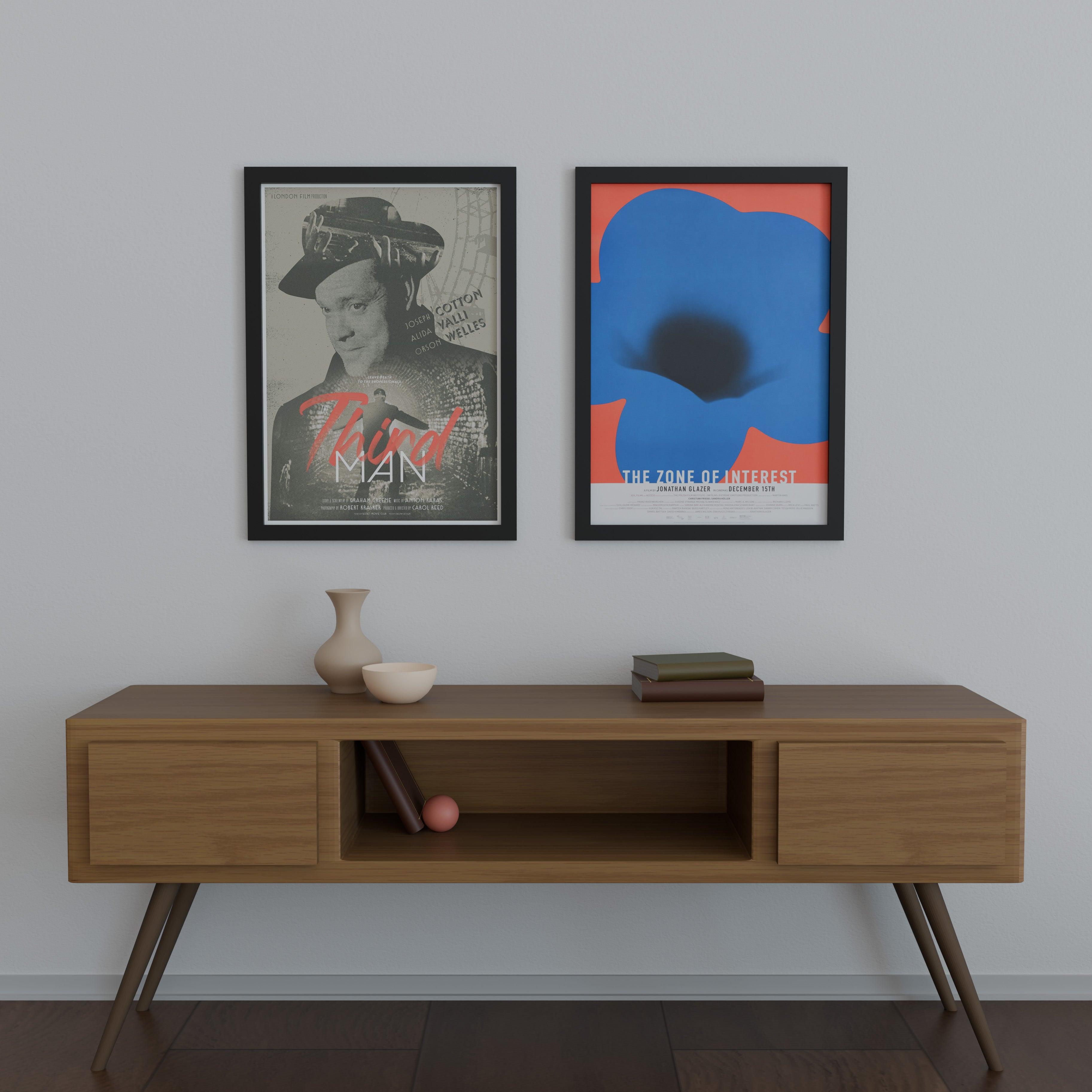 A1 Matted Wood Frame