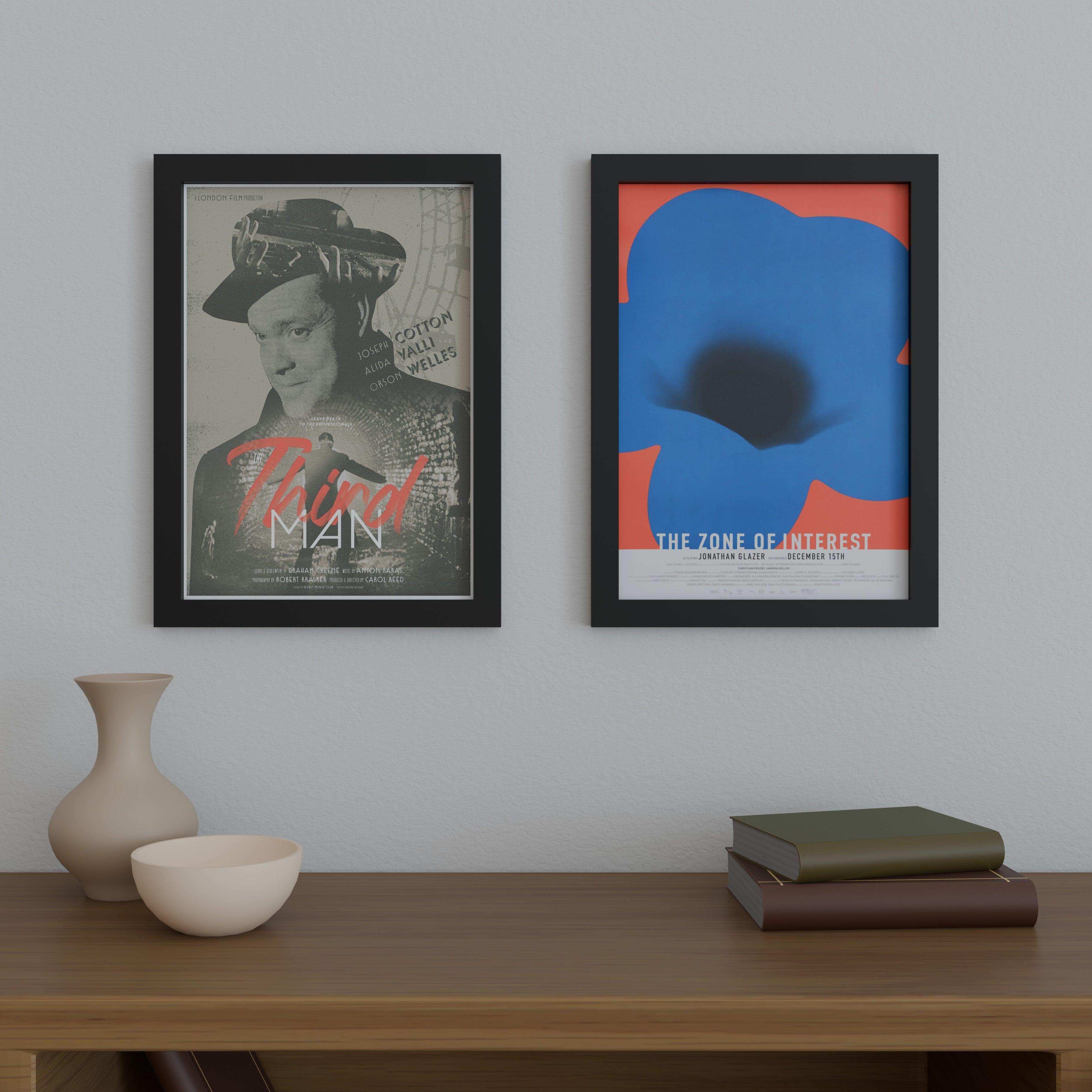A2 Frame Matted to A3 – Solid Wood Poster Frame with Tempered