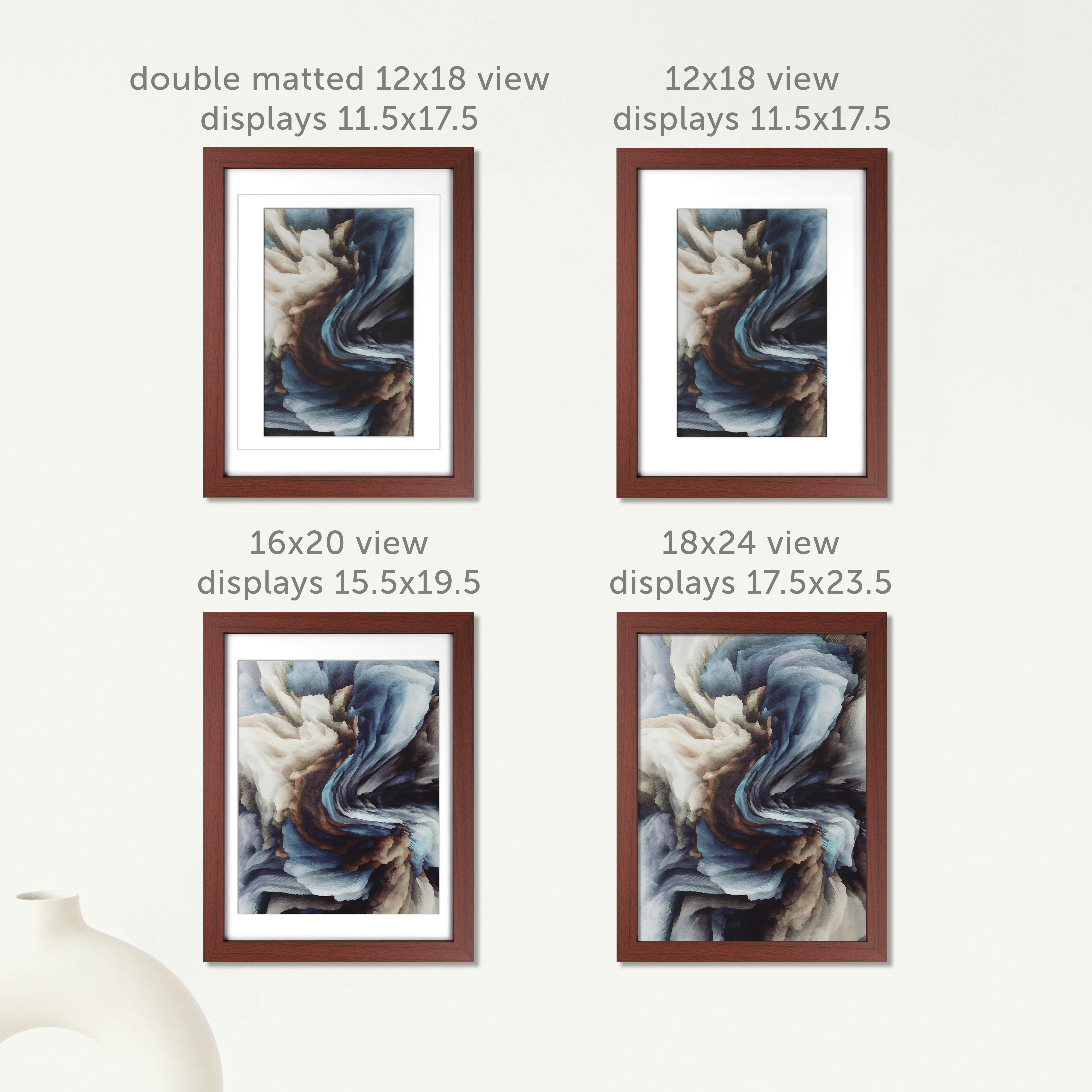 18x24 Multi-Mat Frame - Frame Amo