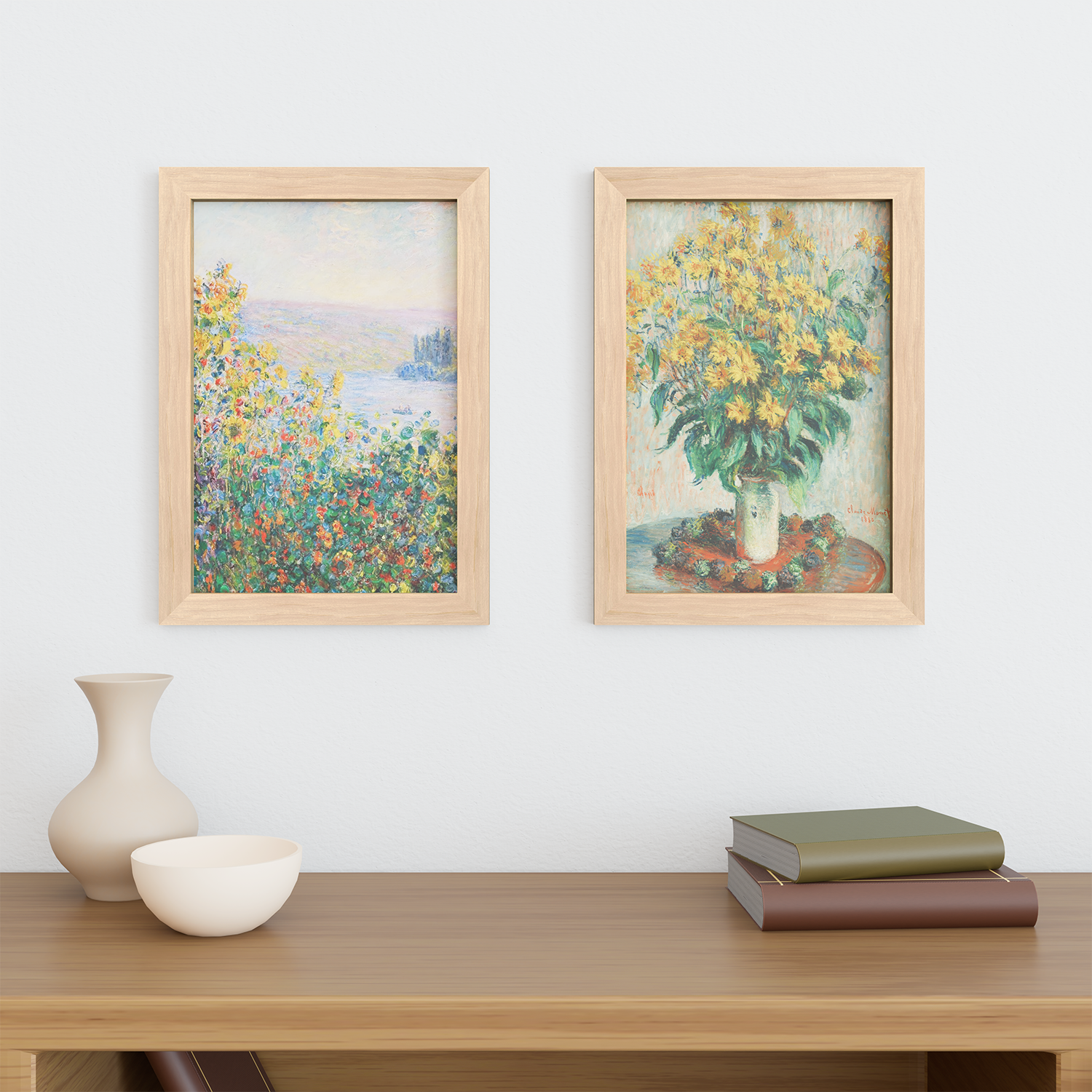 13x19 Matted Wood Frame - Signature Glass
