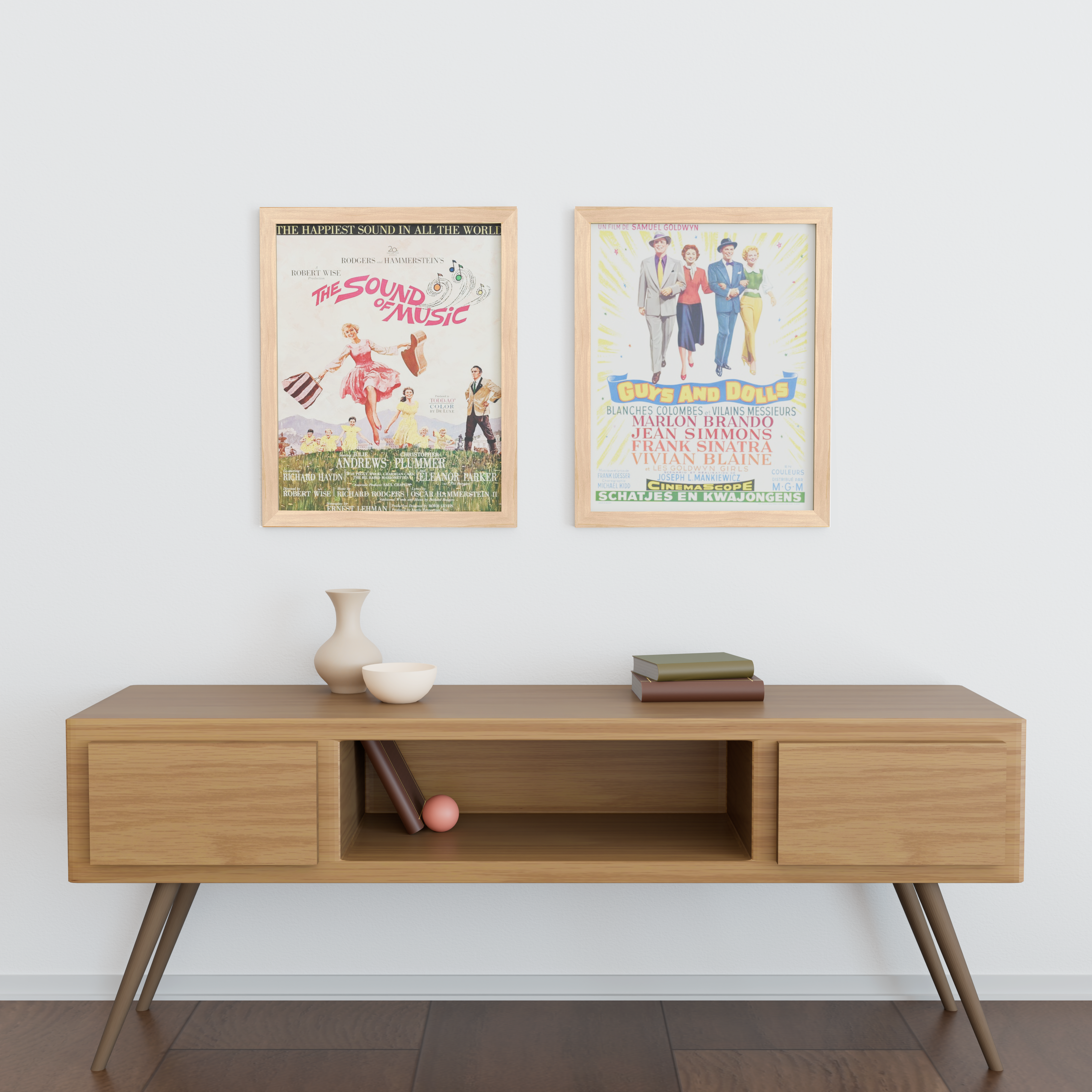 22x28 Matted Wood Frame - Signature Glass
