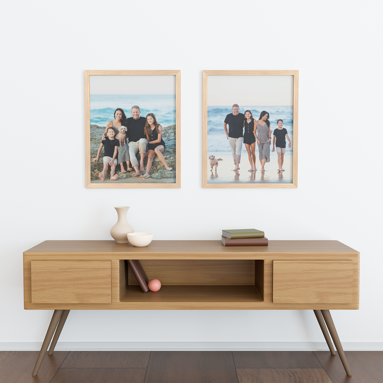 24x30 Matted Wood Frame - Signature Glass