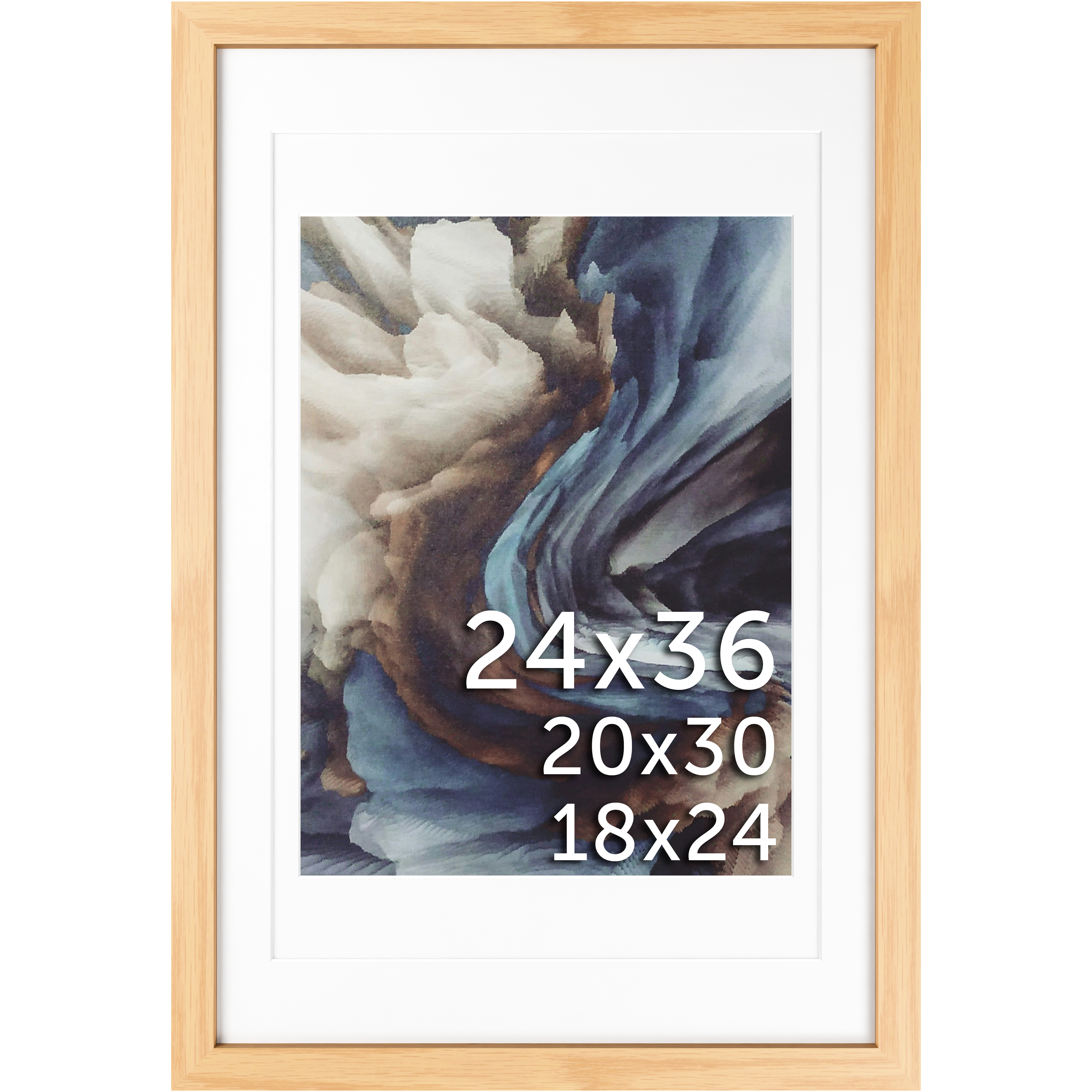 24x36 Multi-Mat Frame - Frame Amo