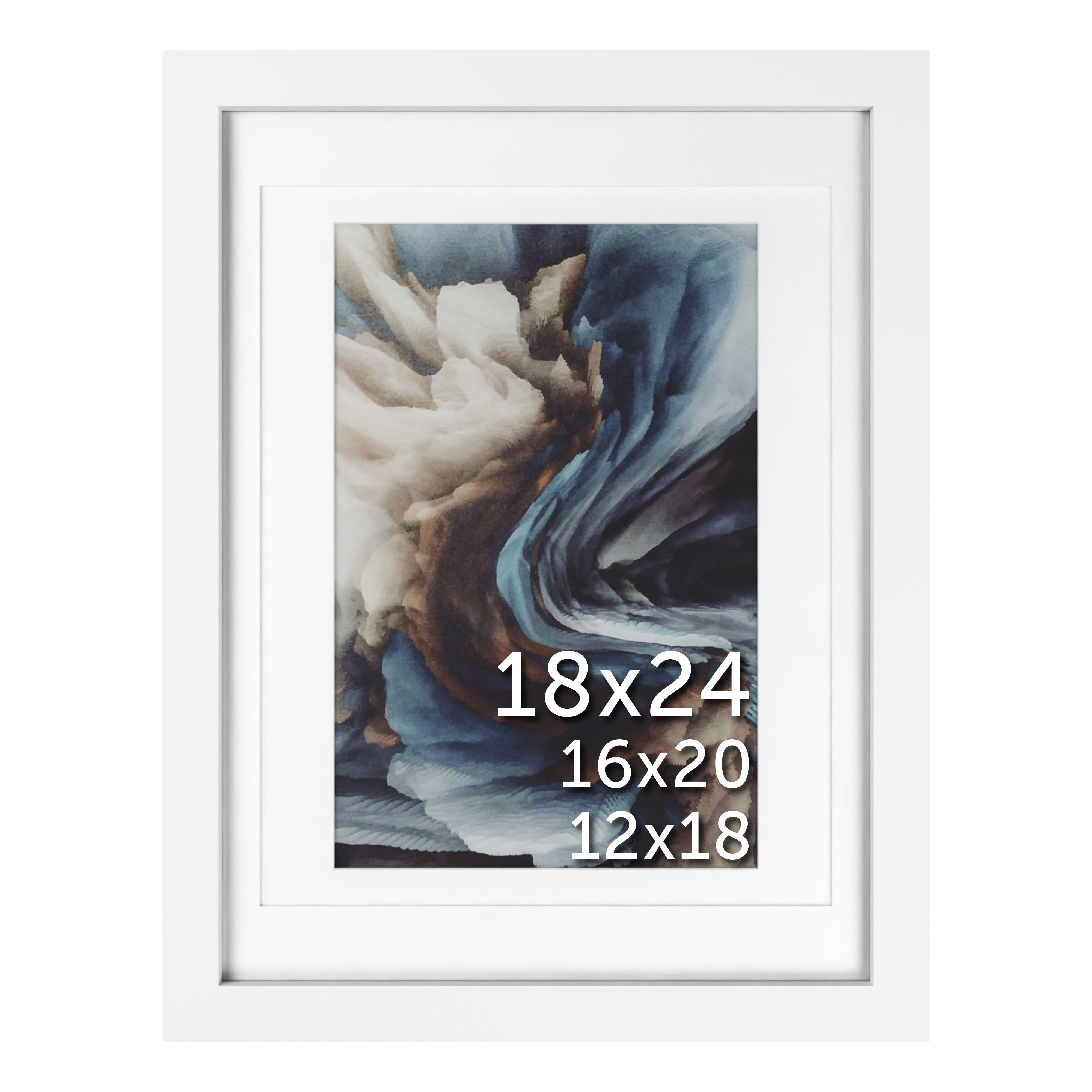 18x24 Multi-Mat Frame - Frame Amo