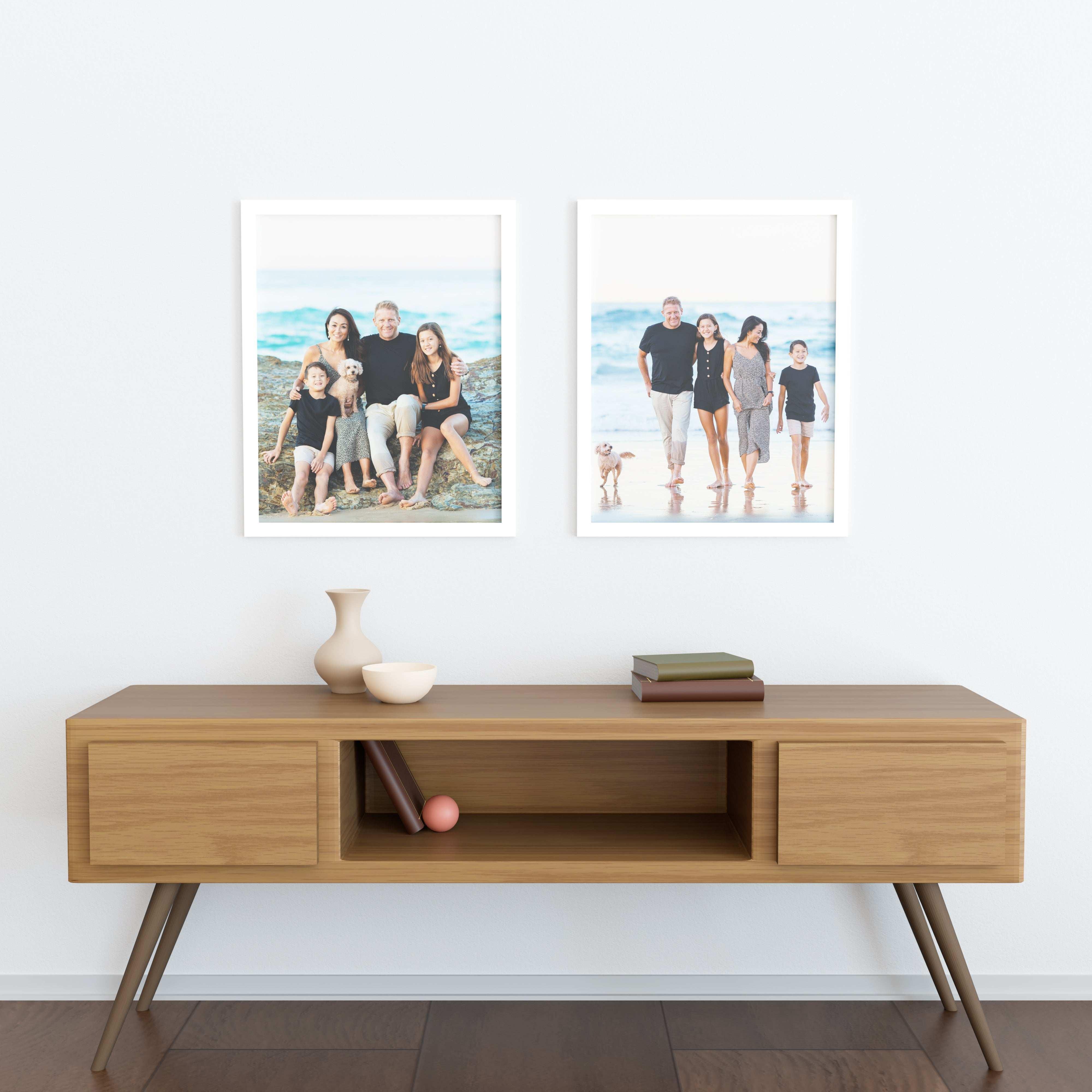 24x30 Matted Wood Frame
