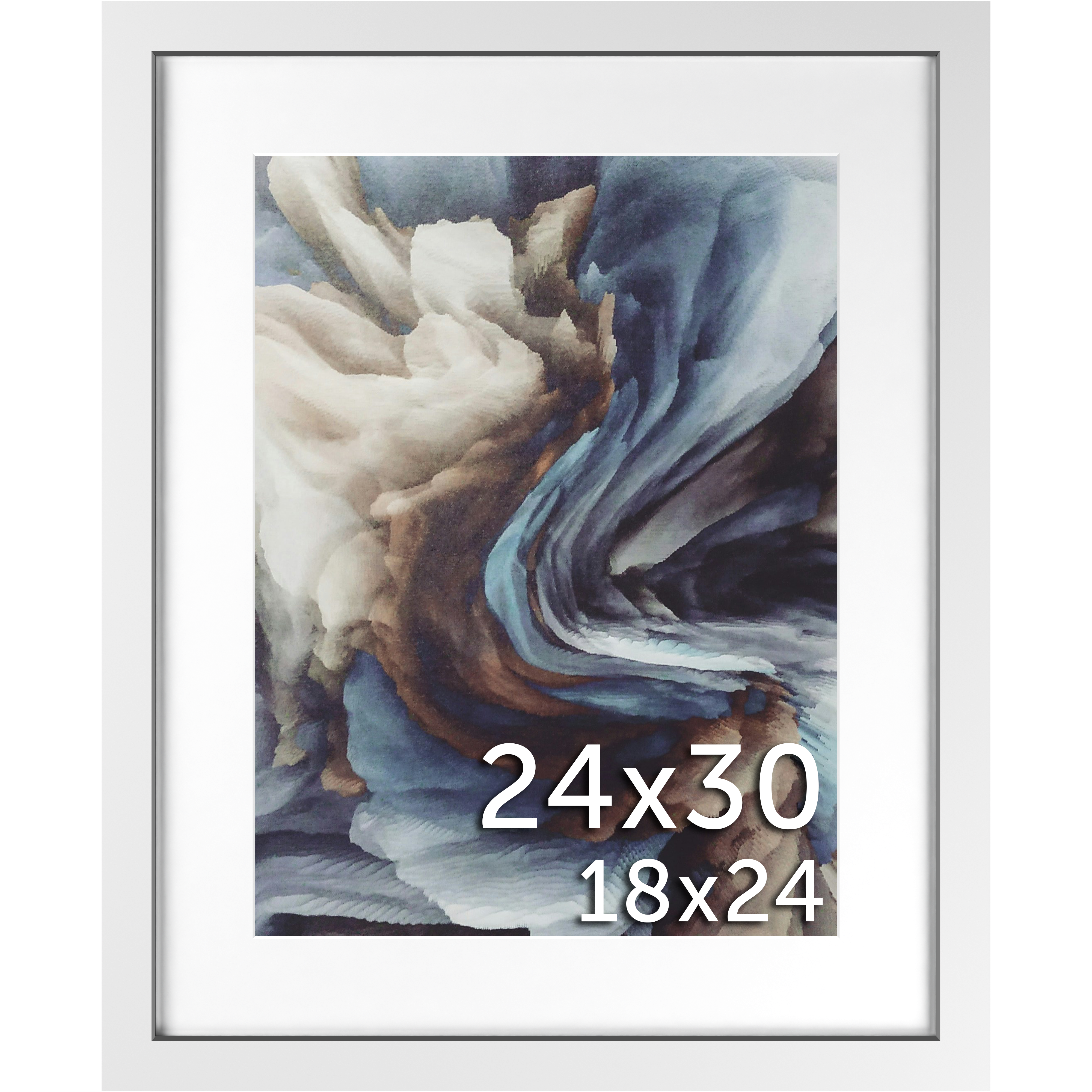 24x30 Matted Frame - Frame Amo