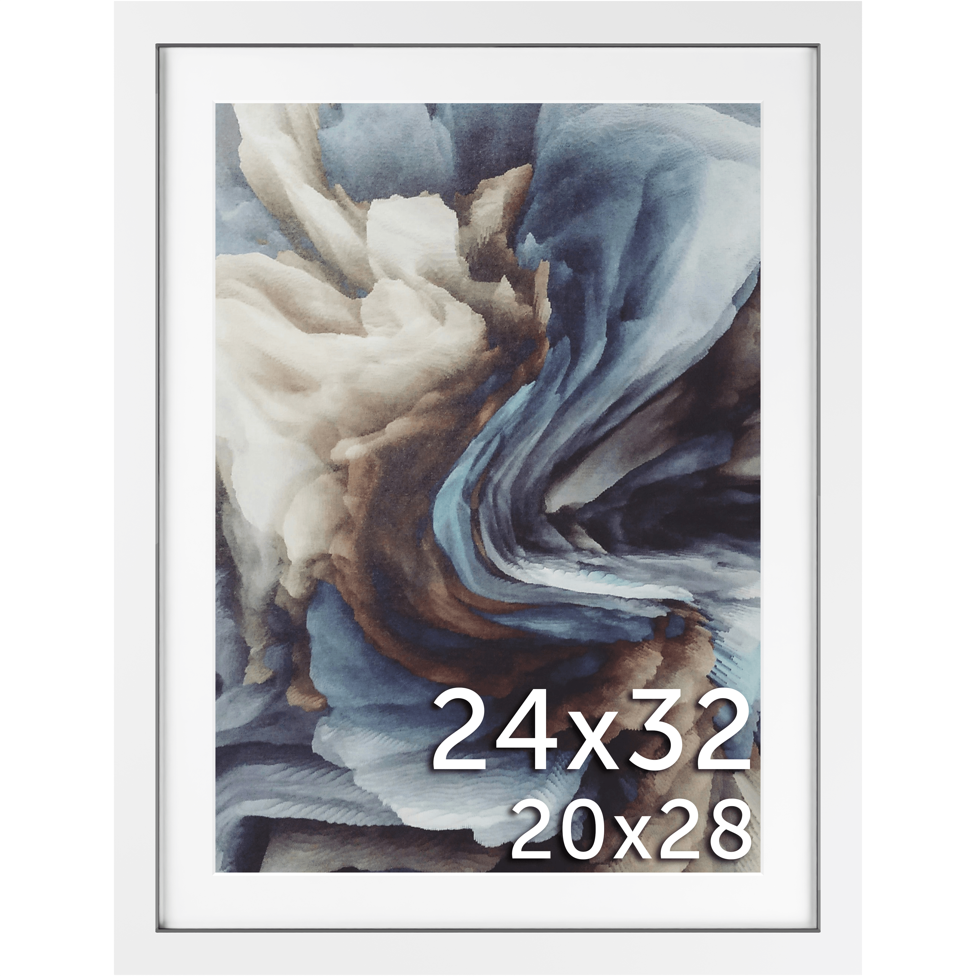 24x32 Matted Frame - Frame Amo