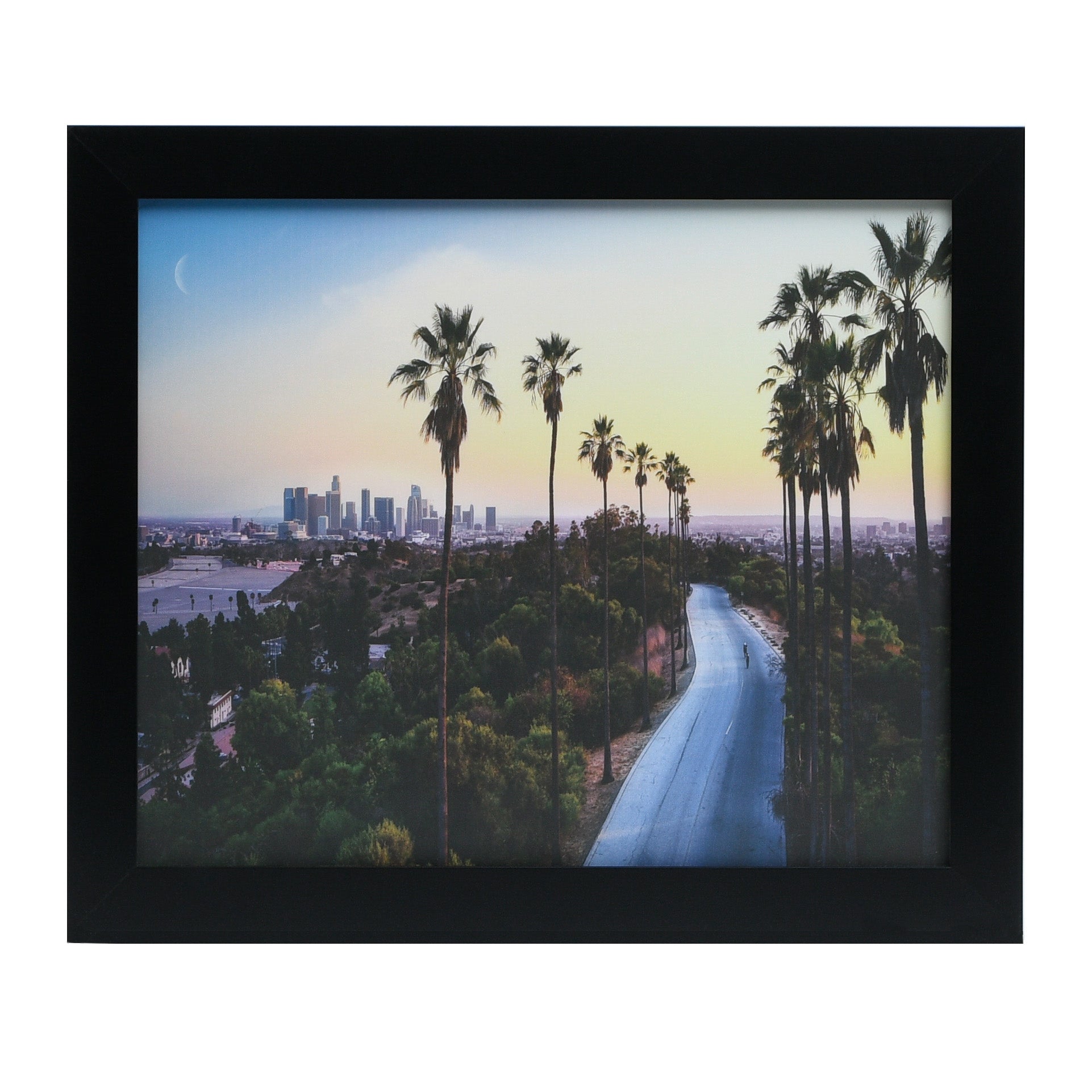 14x17 Wood Poster Frame with Tempered Glass Front, 1.5 inch Wide and 1 inch Thick Border