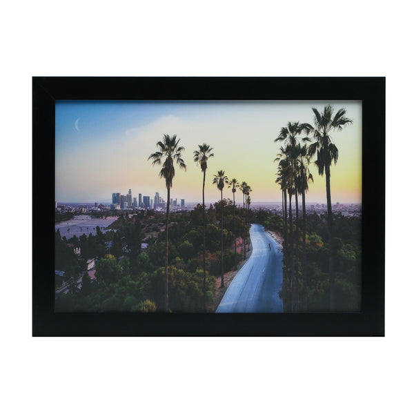 14x20 Wood Poster Frame with Tempered Glass Front, 1.5 inch Wide and 1 inch Thick Border