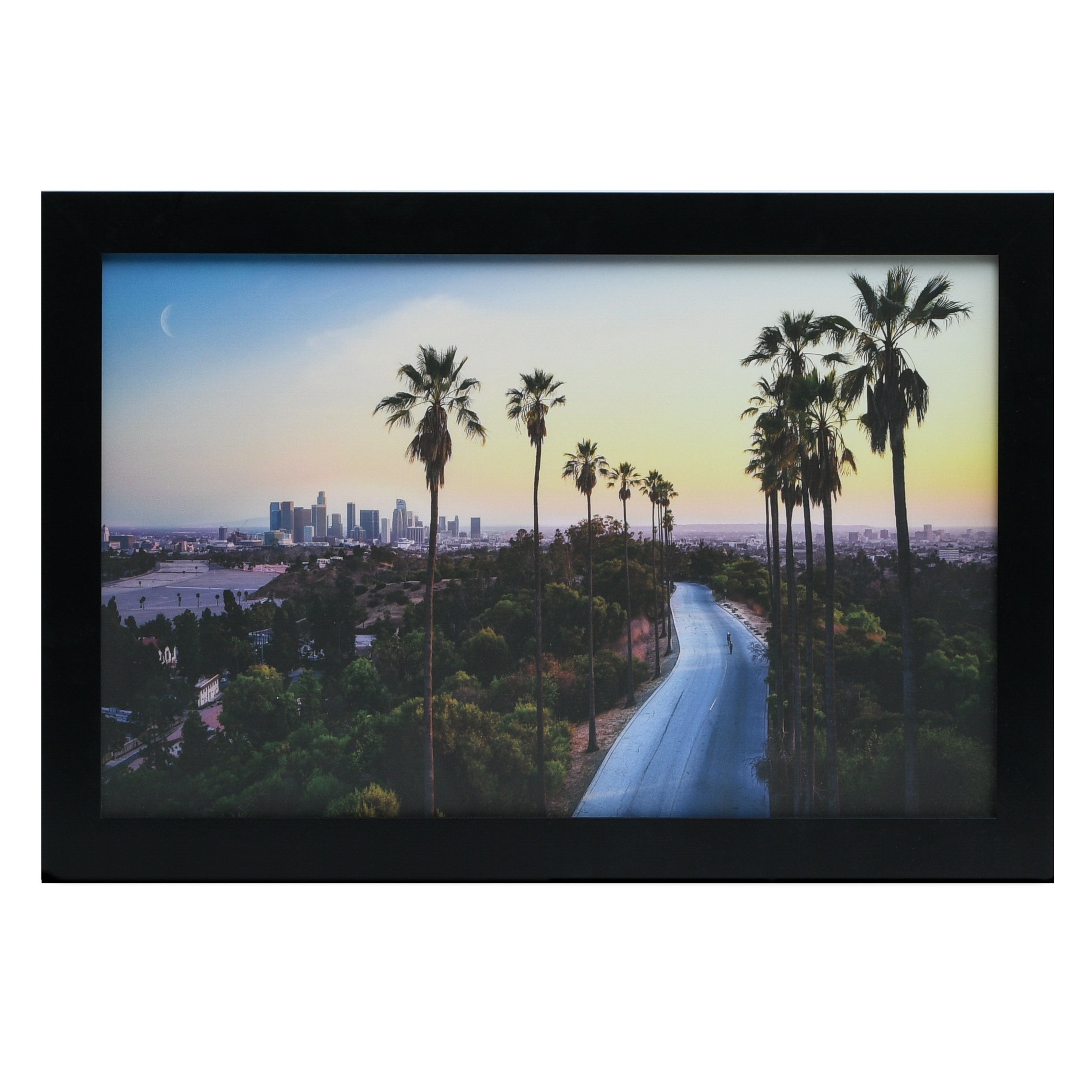 14x22 Wood Poster Frame with Tempered Glass Front, 1.5 inch Wide and 1 inch Thick Border