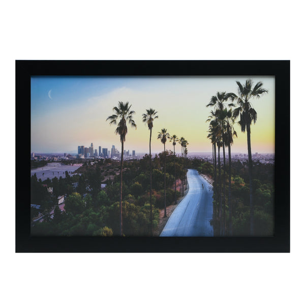 16x24 Wood Poster Frame with Tempered Glass Front, 1.5 inch Wide and 1 inch Thick Border