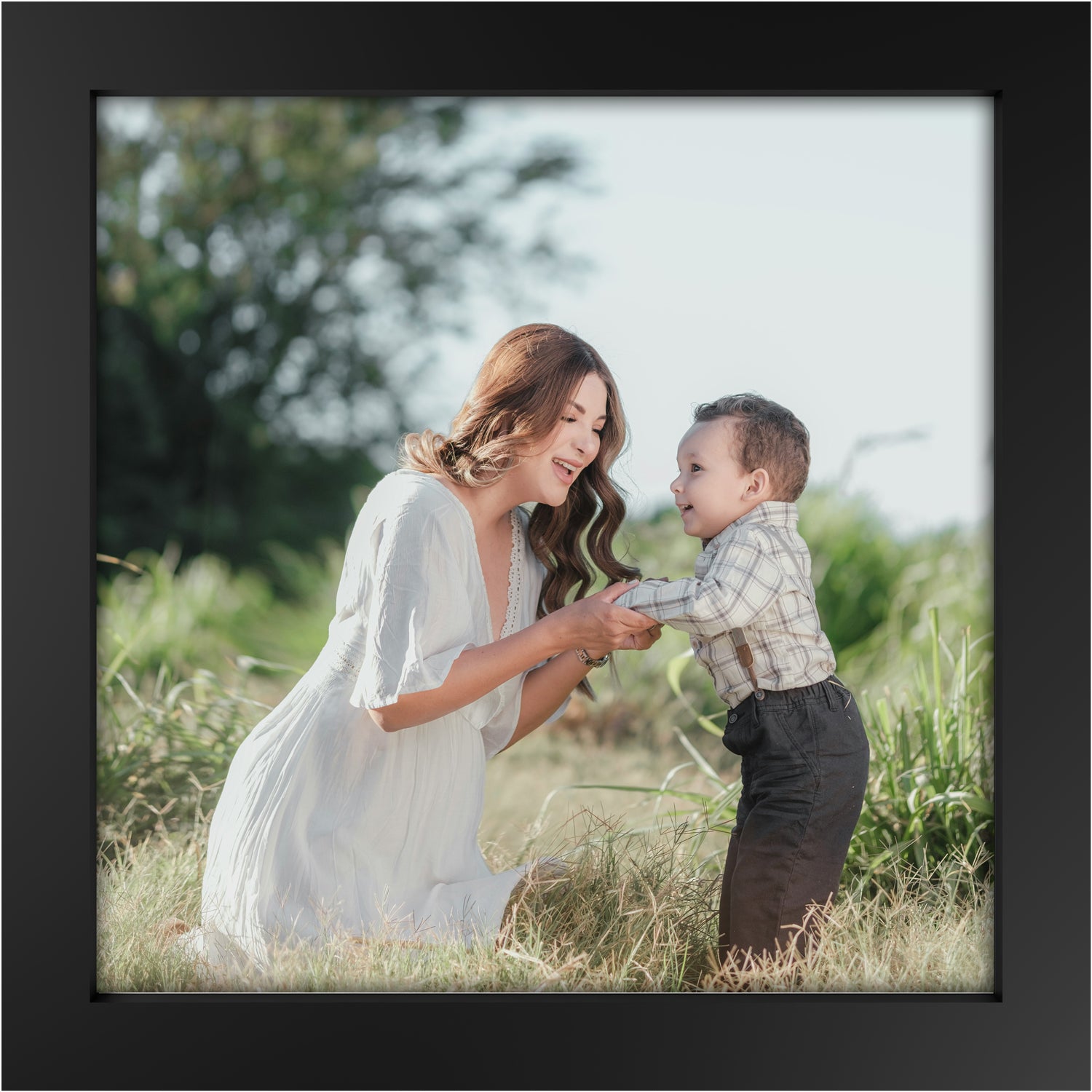 Custom 16x16 Framed Photo Print